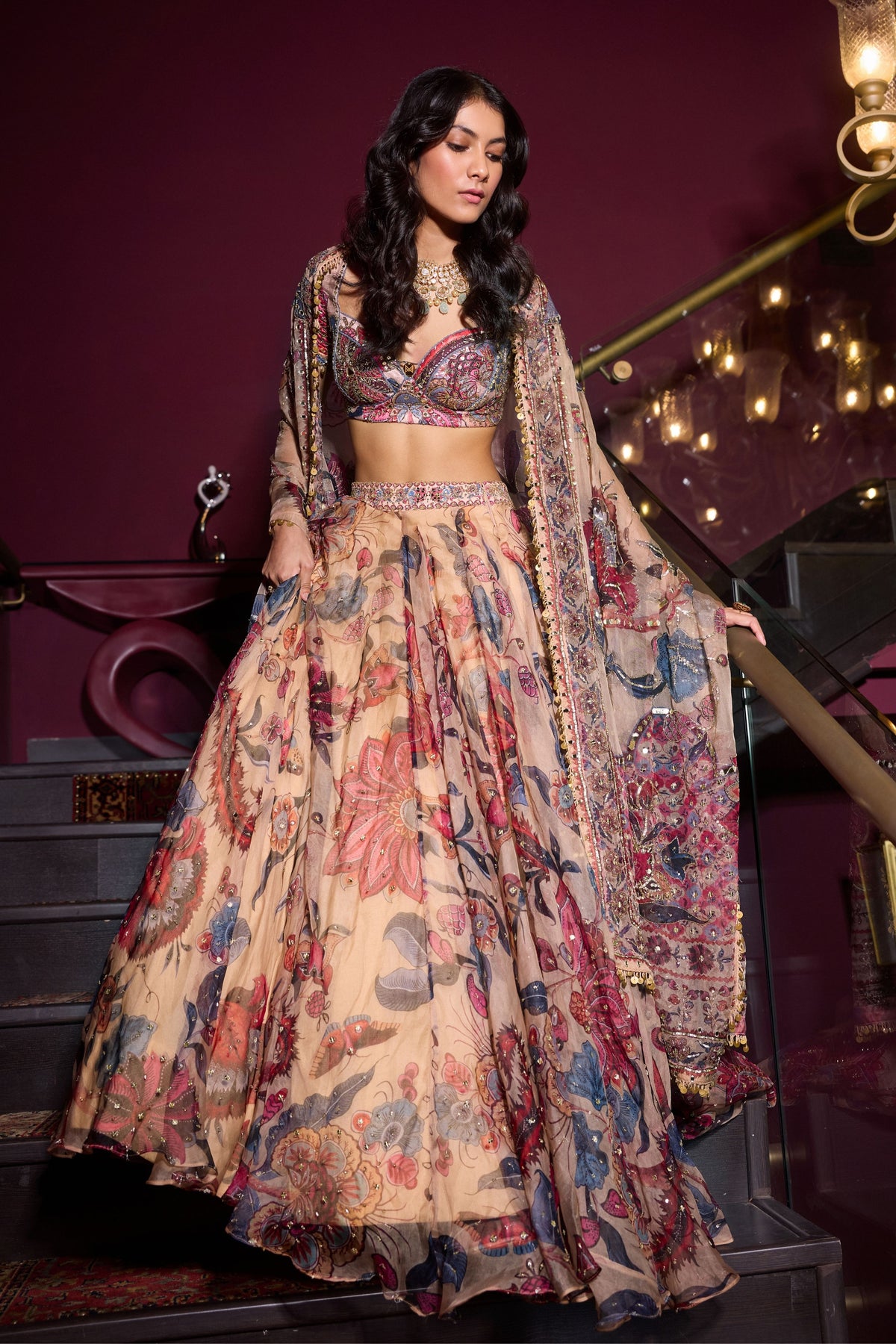 Ihab Lehenga Set