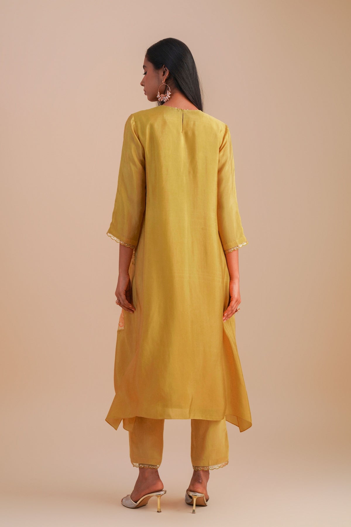 Organza Daffodil Kurta Set