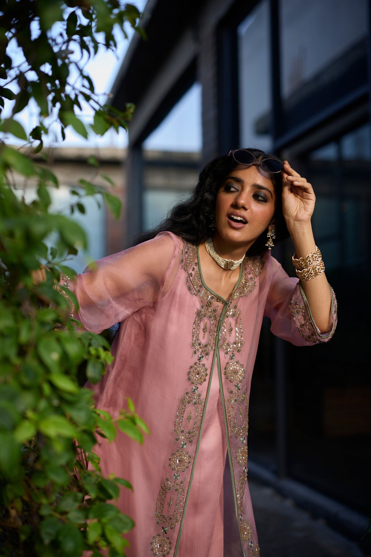 Pink Rawani Kurta Set