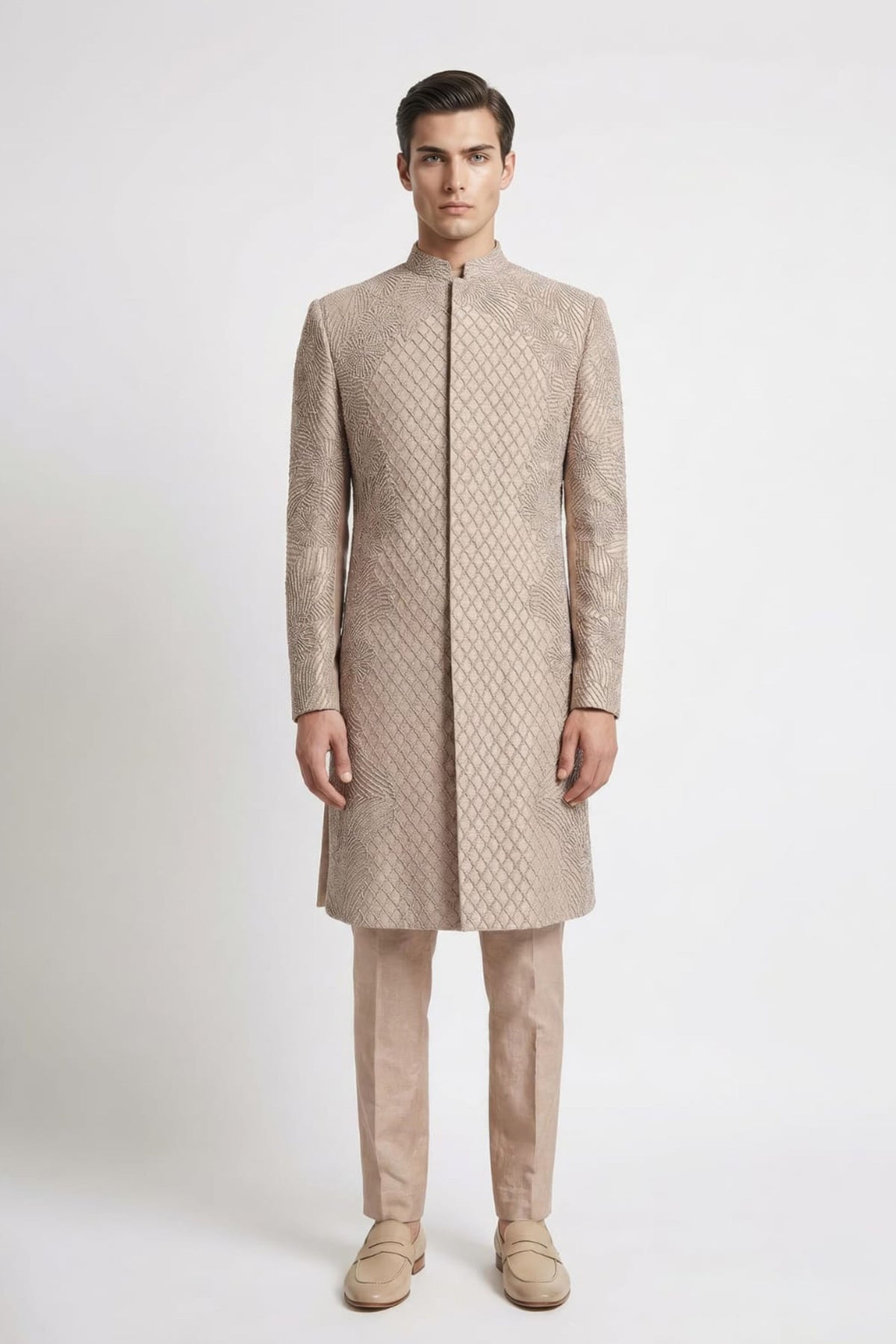 Ocean Gleam Sherwani Set