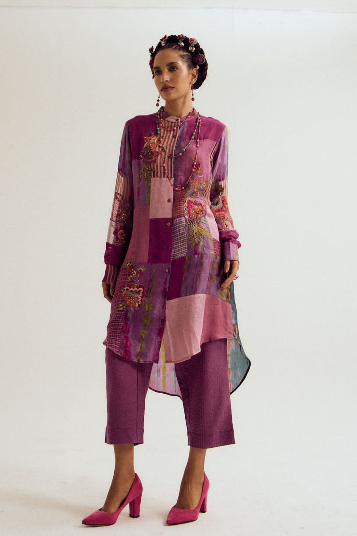 Shrub Rose Tunic Set