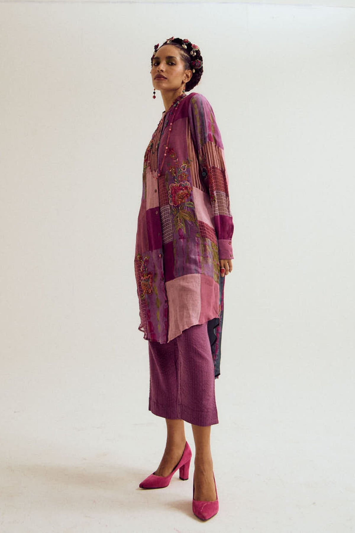 Shrub Rose Tunic Set