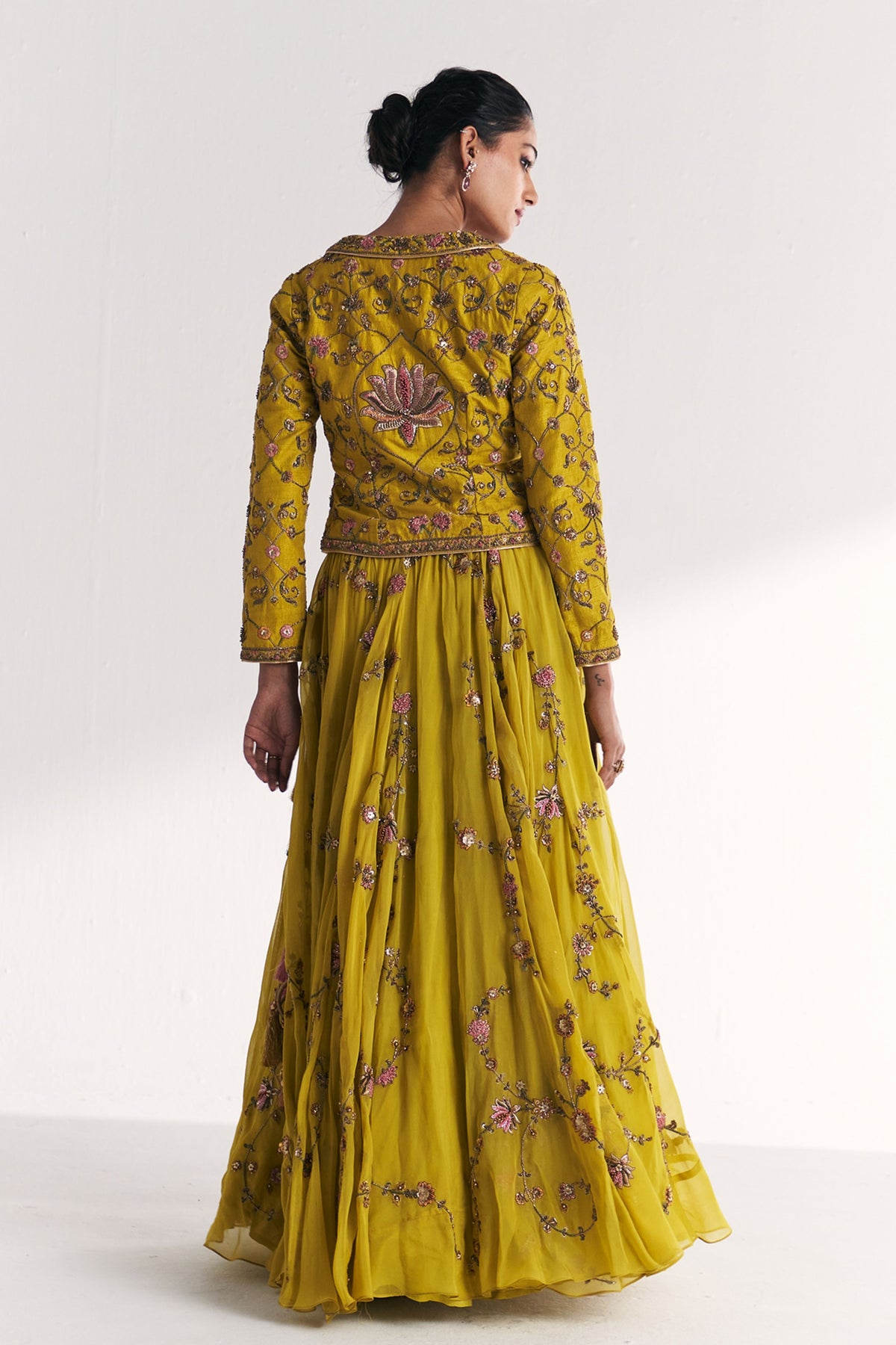 Kairi Lime Green Lehenga Set