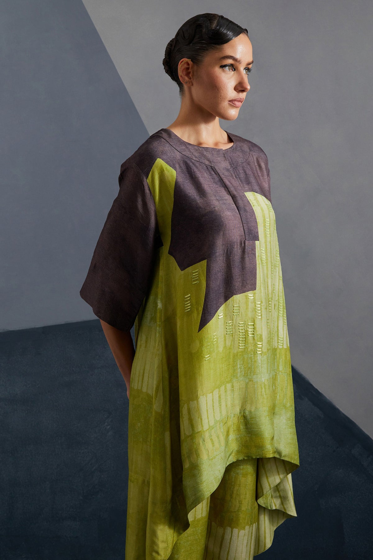Omen Moss & Coffee Tunic Set