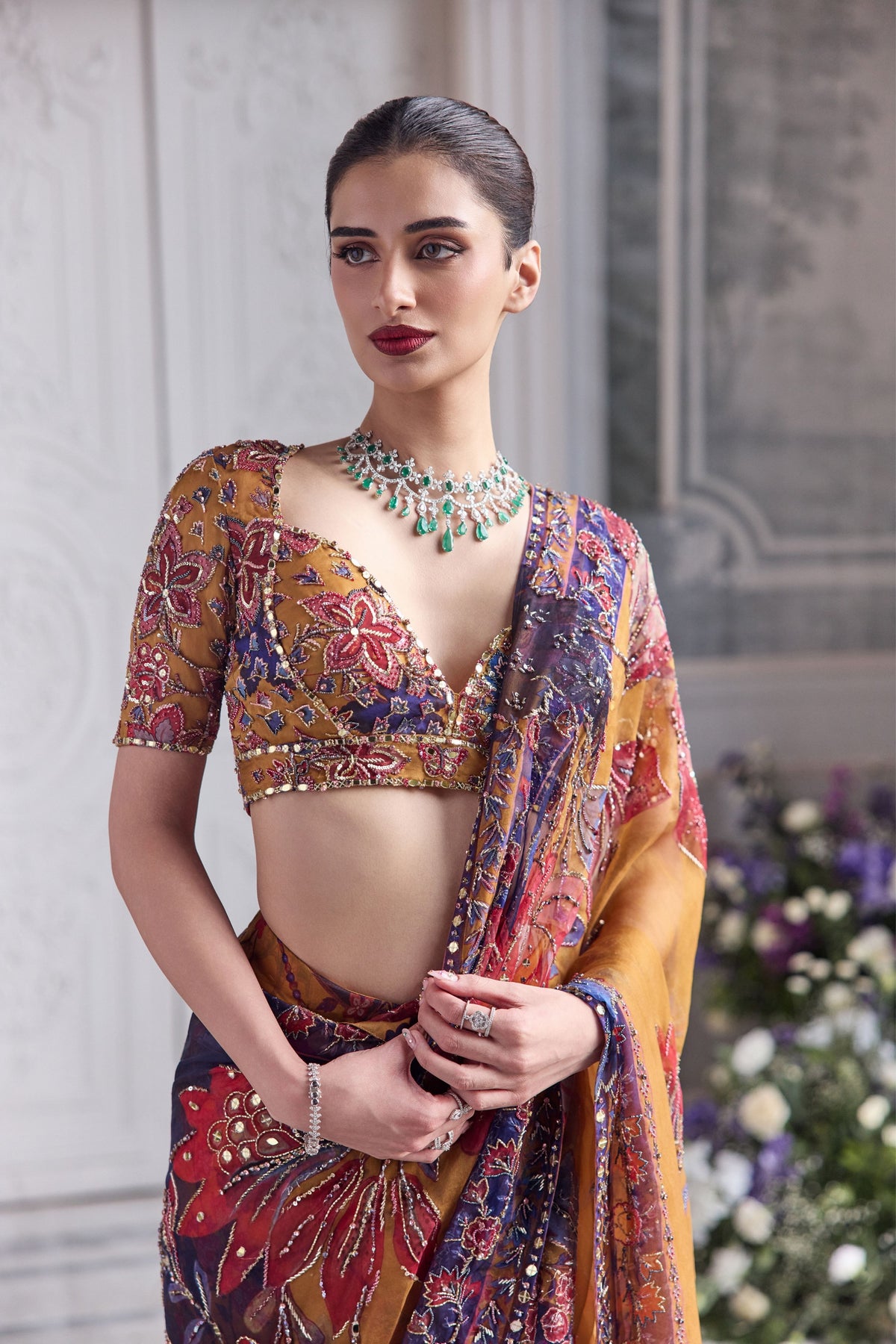 Shahzain Saree Set