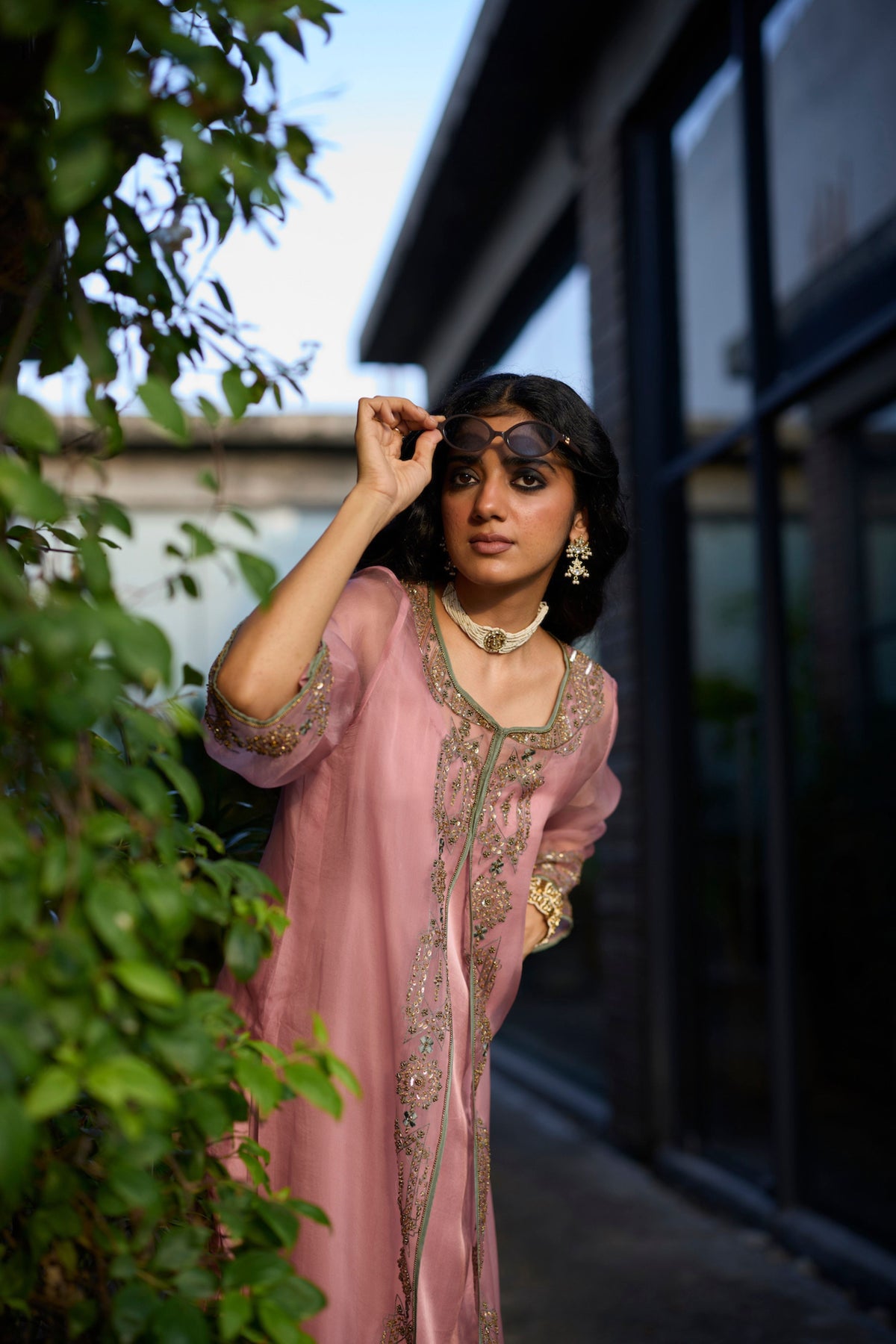 Pink Rawani Kurta Set
