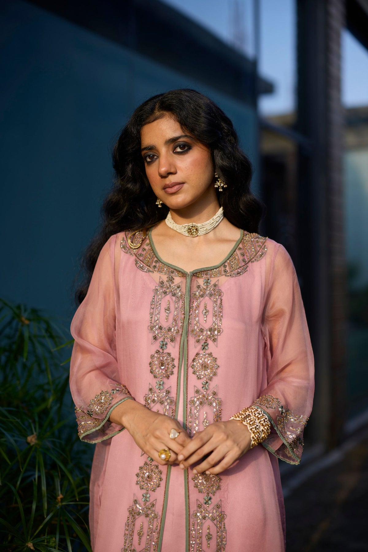 Pink Rawani Kurta Set