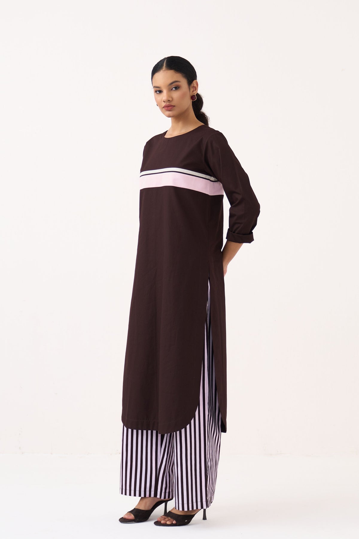Long Jumper Tunic Set