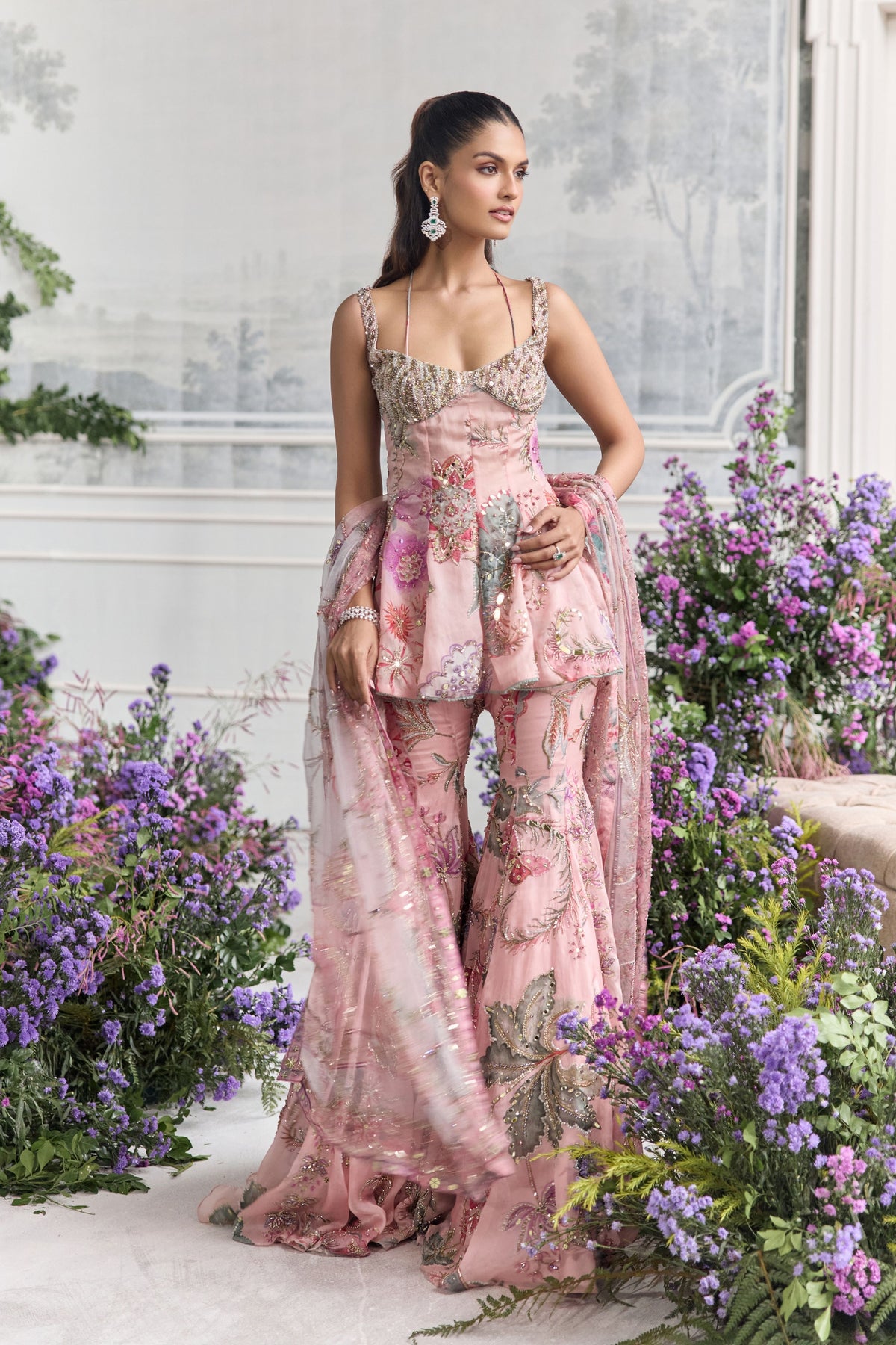 Irha Sharara Set