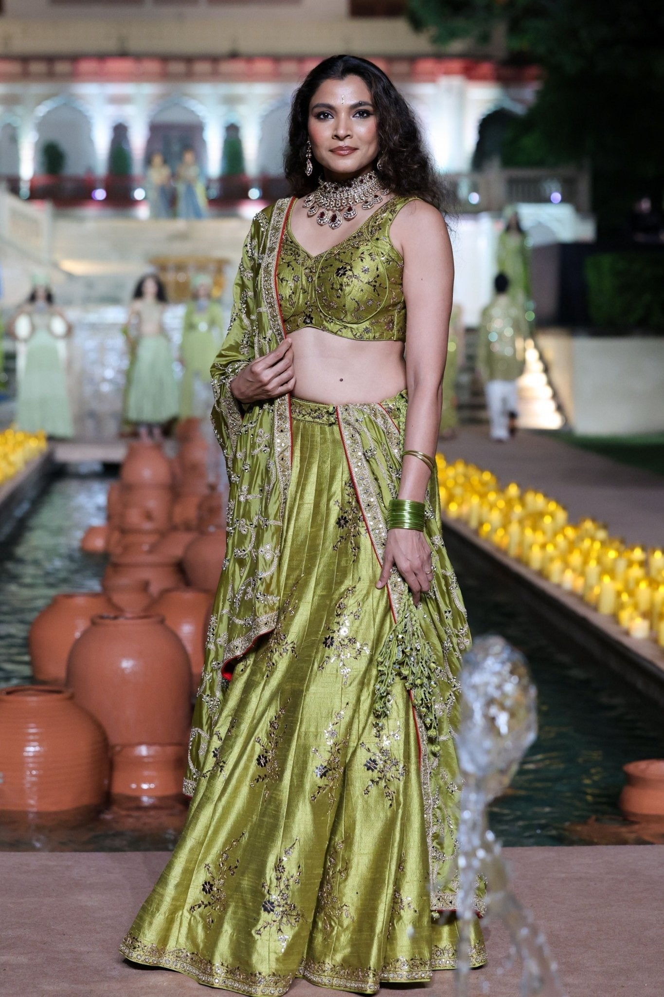Classic Heena Lehenga Set - Punit Balana - Elahe