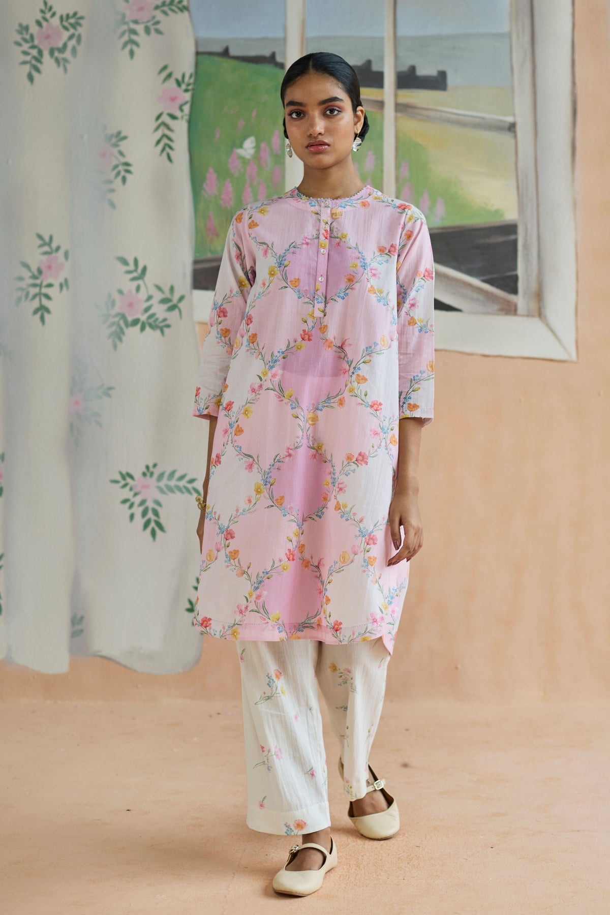 Drift and Dream Mid Kurta Set