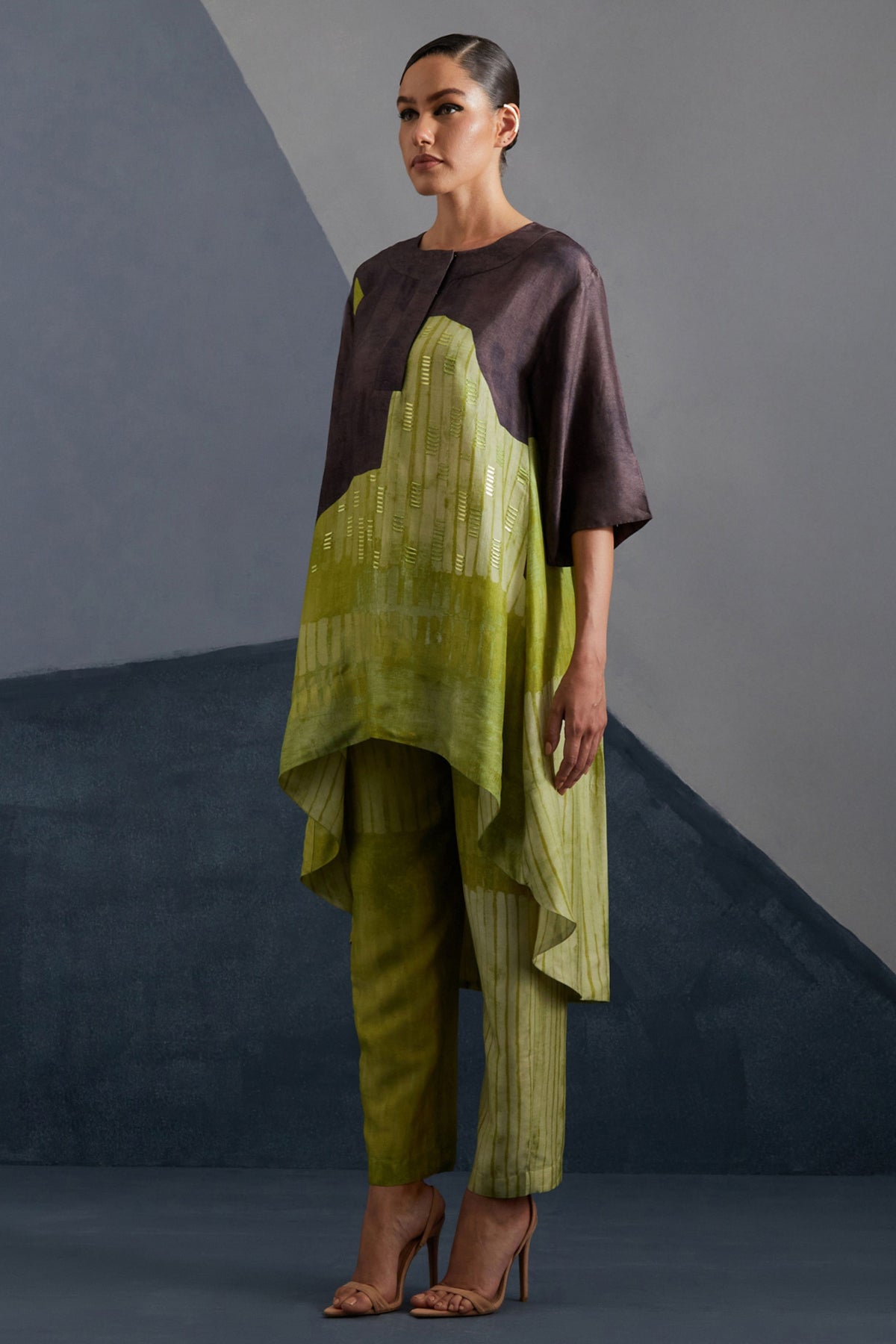 Omen Moss & Coffee Tunic Set