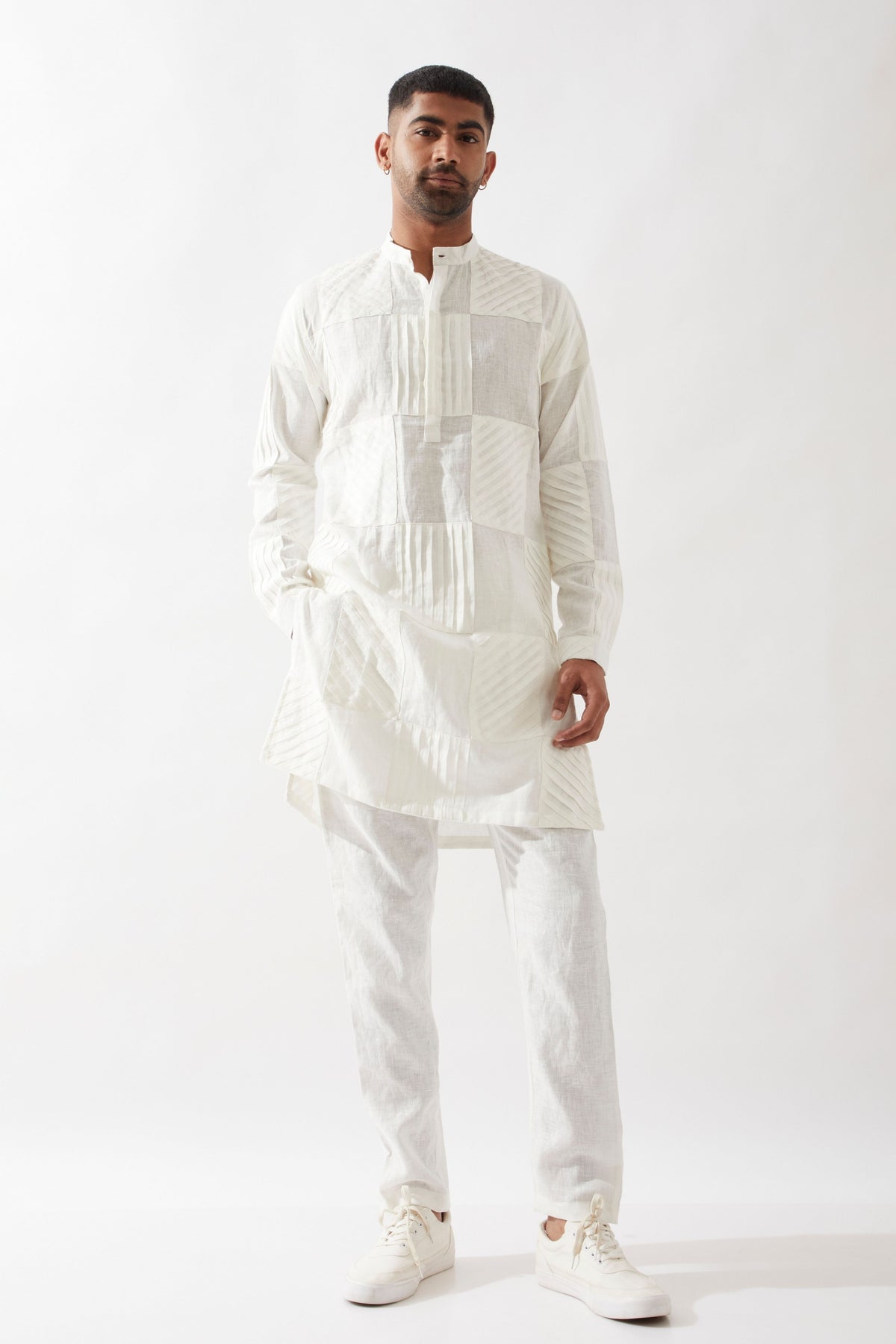 Ezra White Kurta