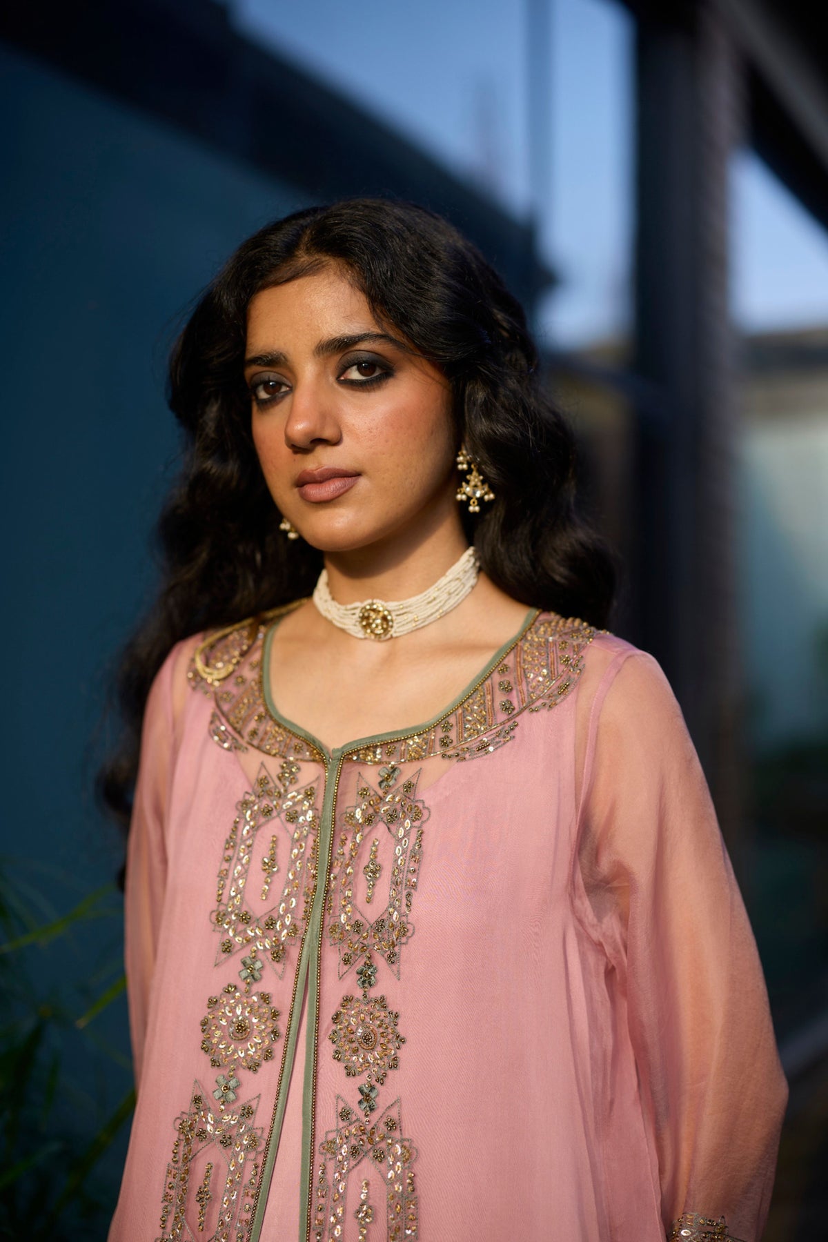 Pink Rawani Kurta Set