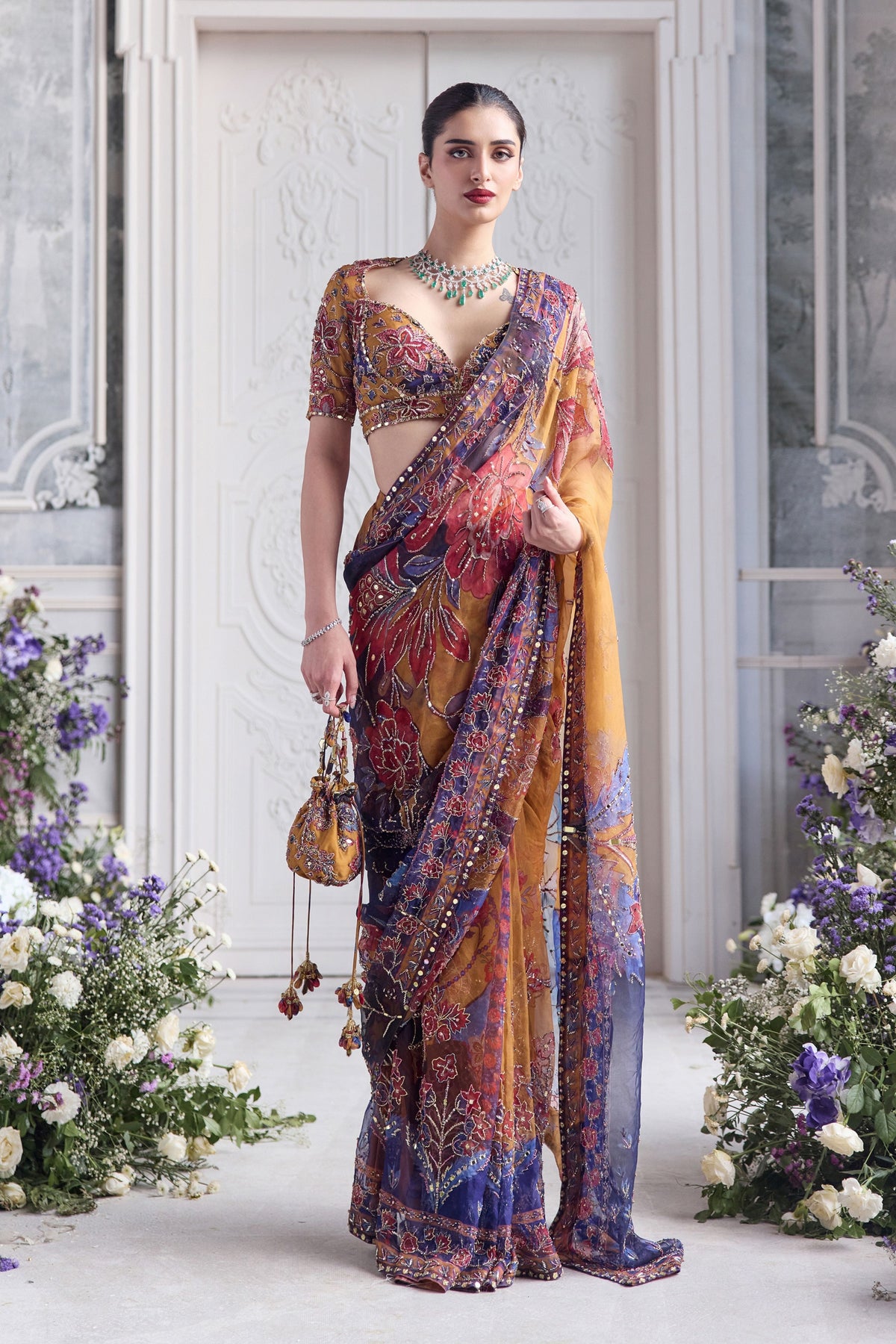 Shahzain Saree Set