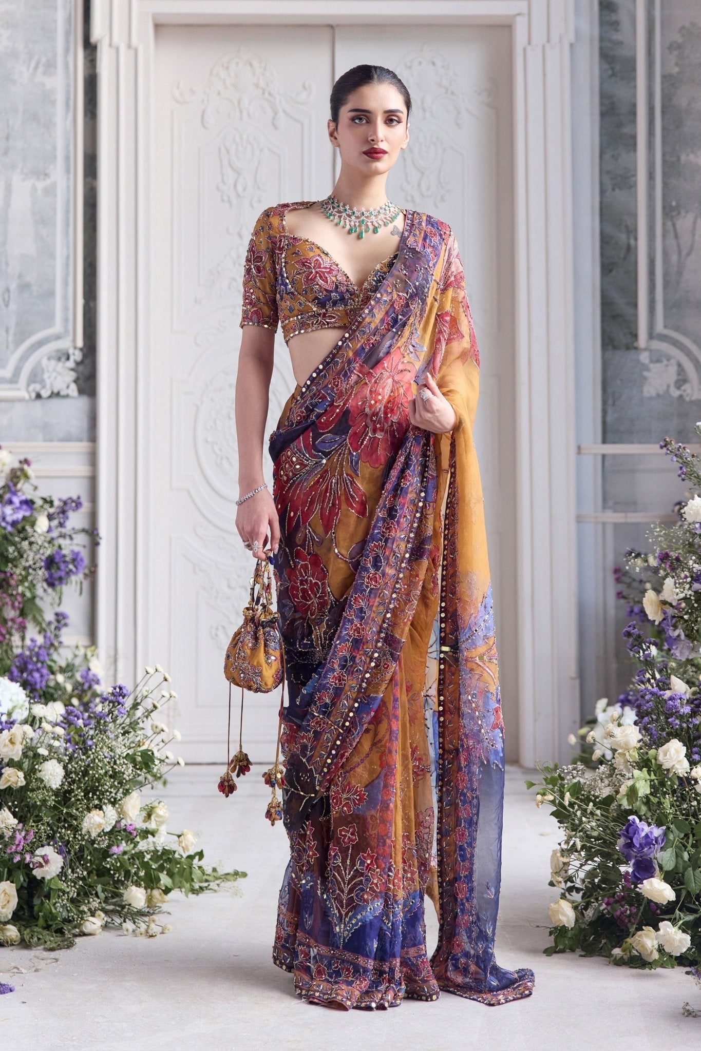 Shahzain Saree Set - Mahima Mahajan - Elahe