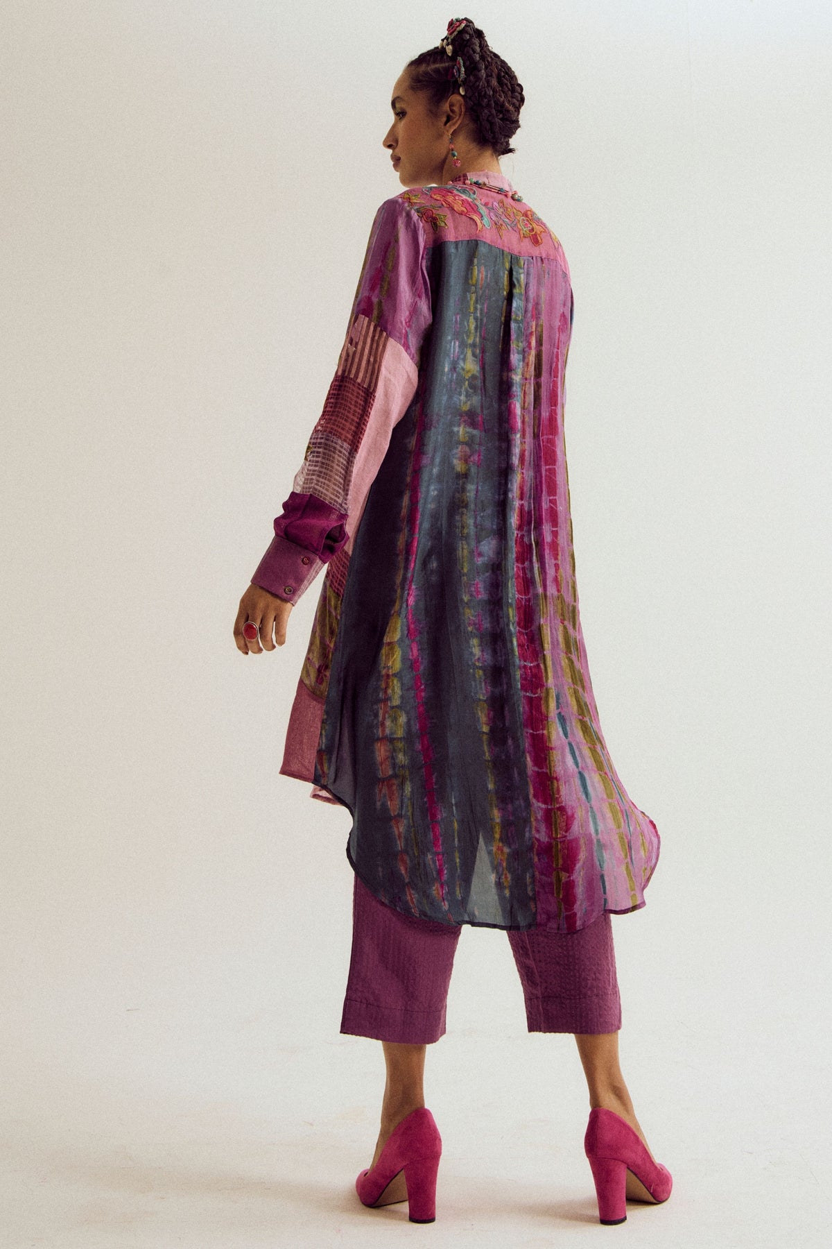 Shrub Rose Tunic Set