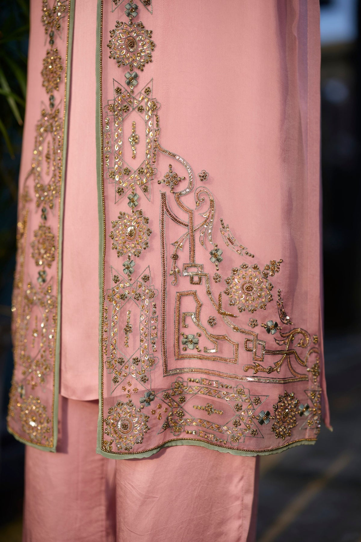 Pink Rawani Kurta Set