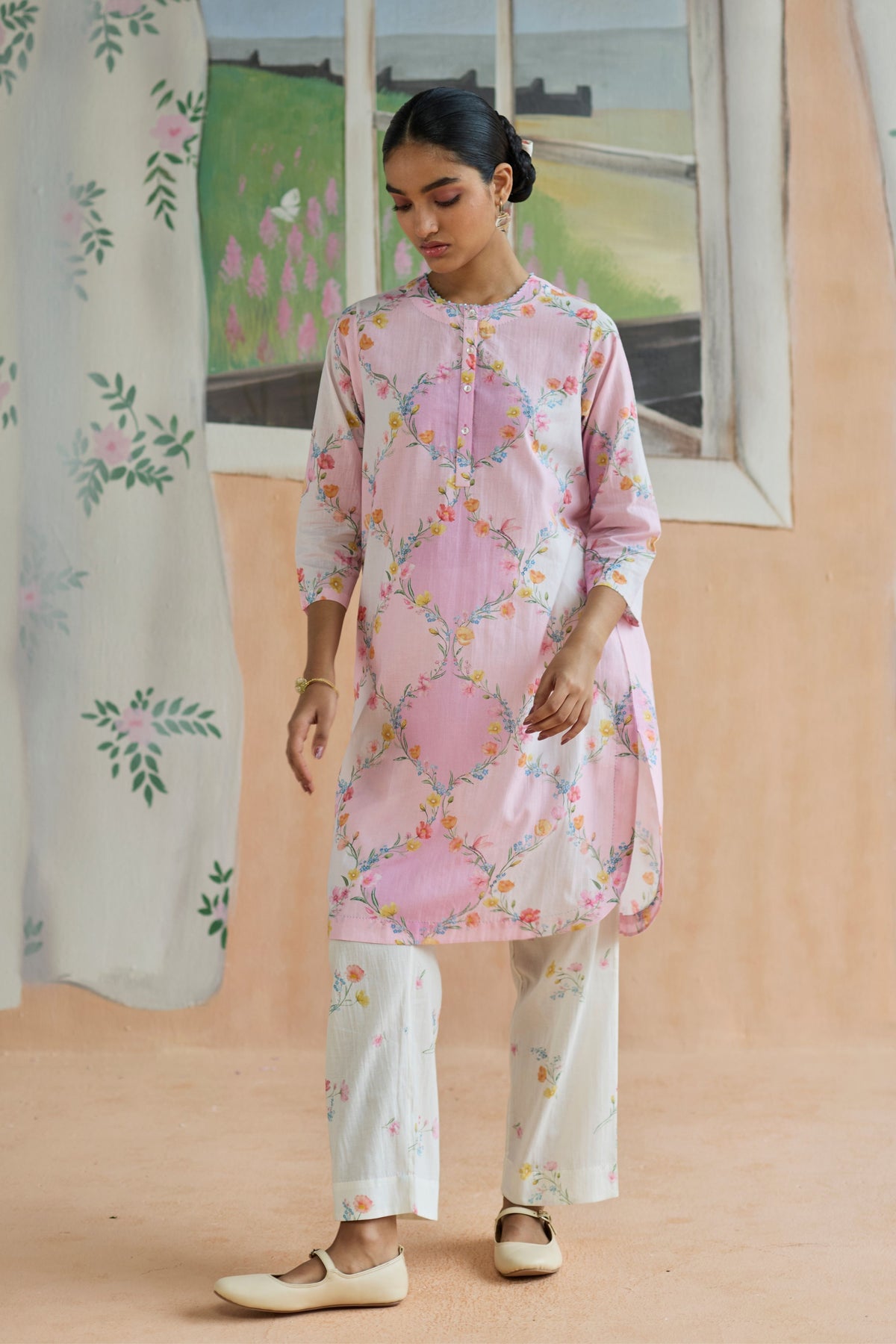 Drift and Dream Mid Kurta Set