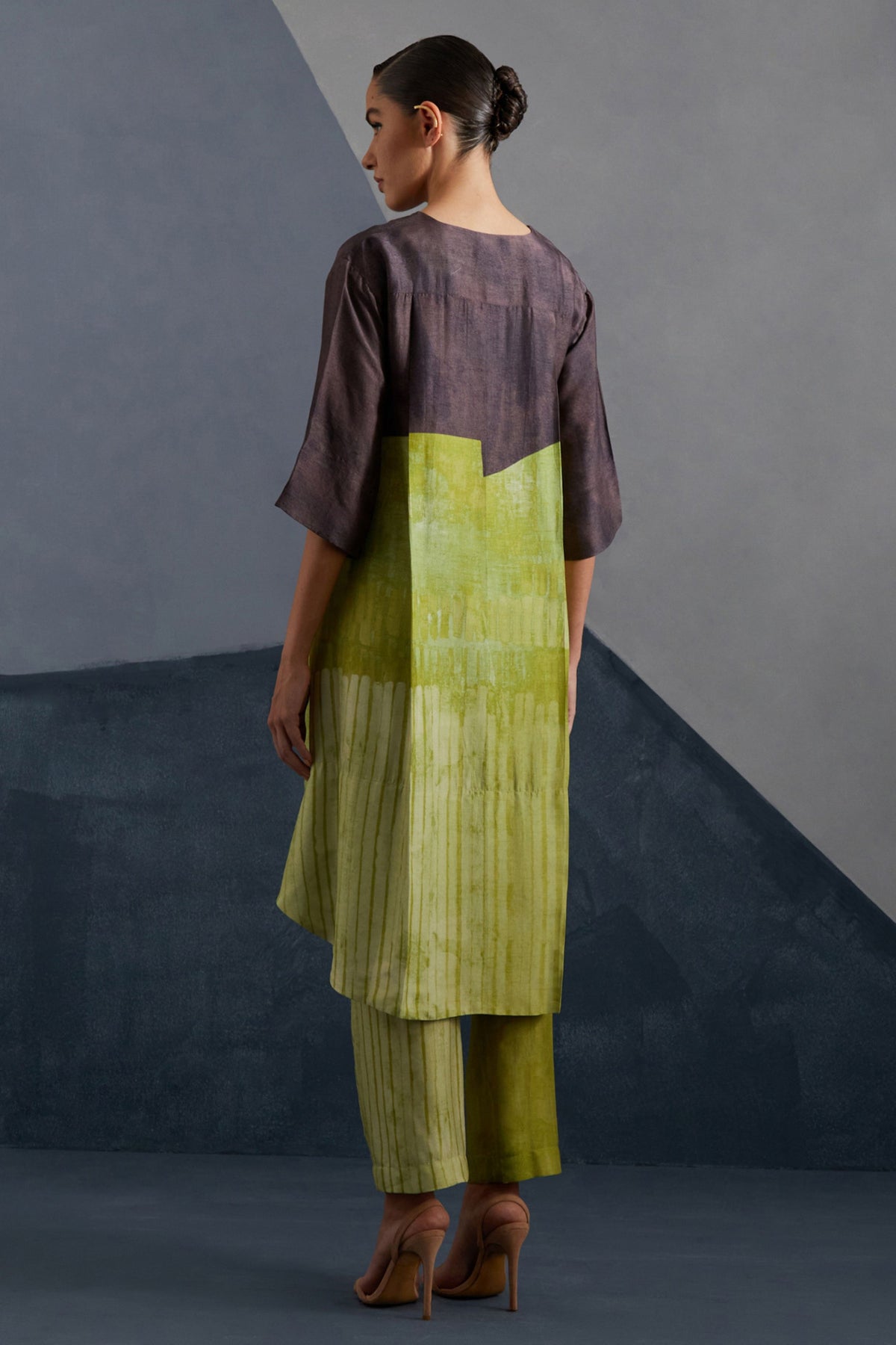 Omen Moss & Coffee Tunic Set