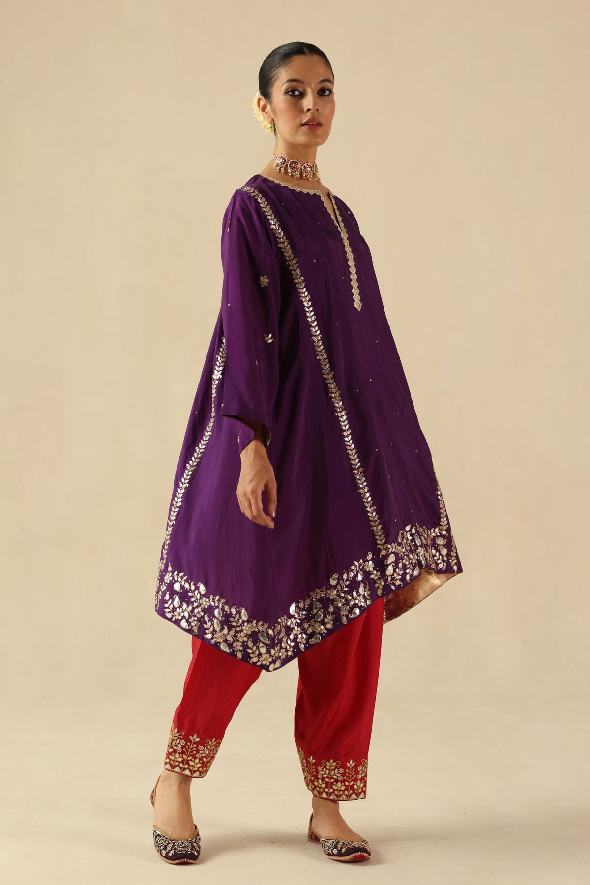 Purple Arzoo Kurta Set