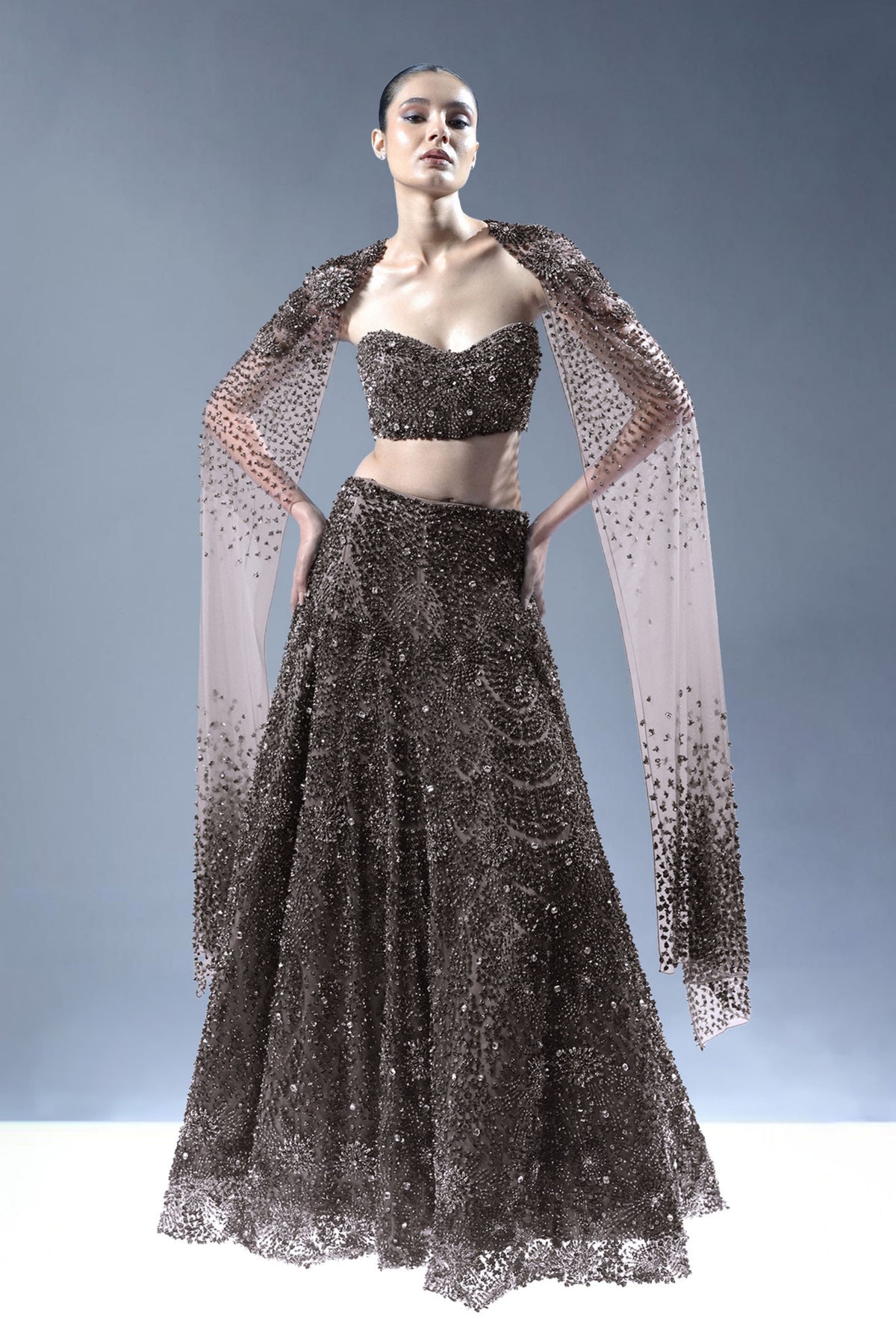 Sovereign Cape Lehenga