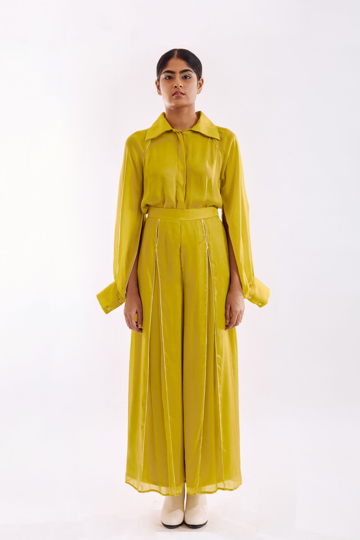 Lime Panneled Top