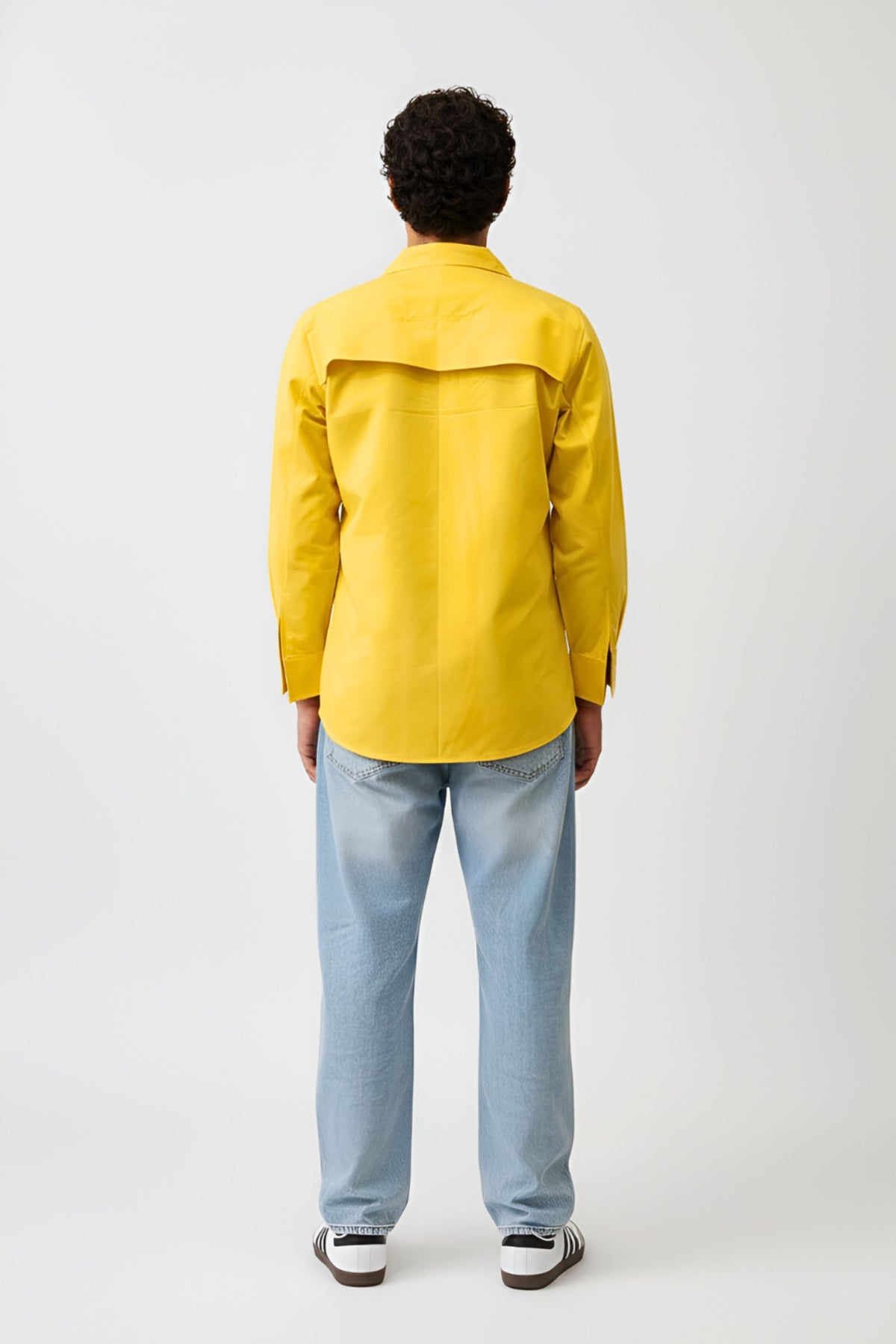 Mango Yellow Zip Shirt