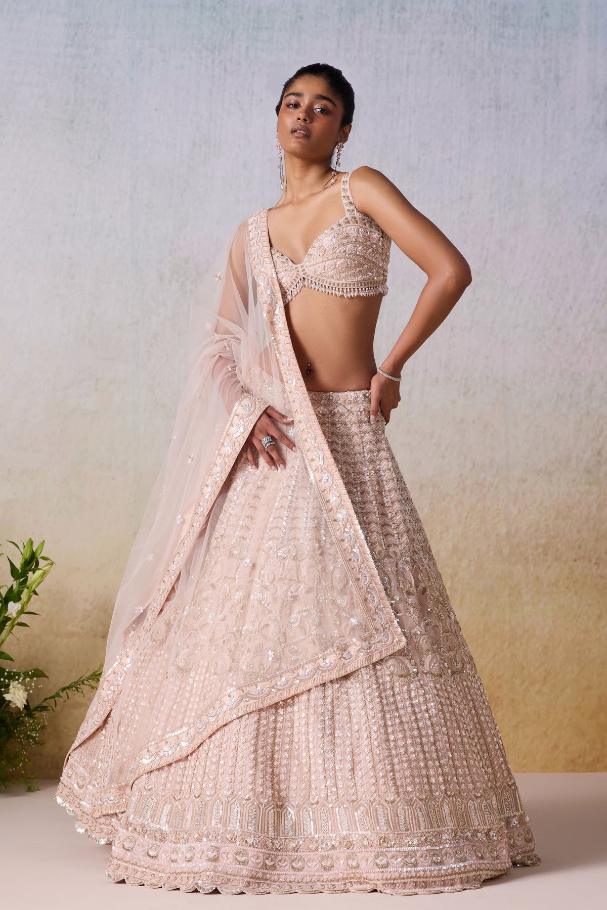Pearl Pink Lehenga
