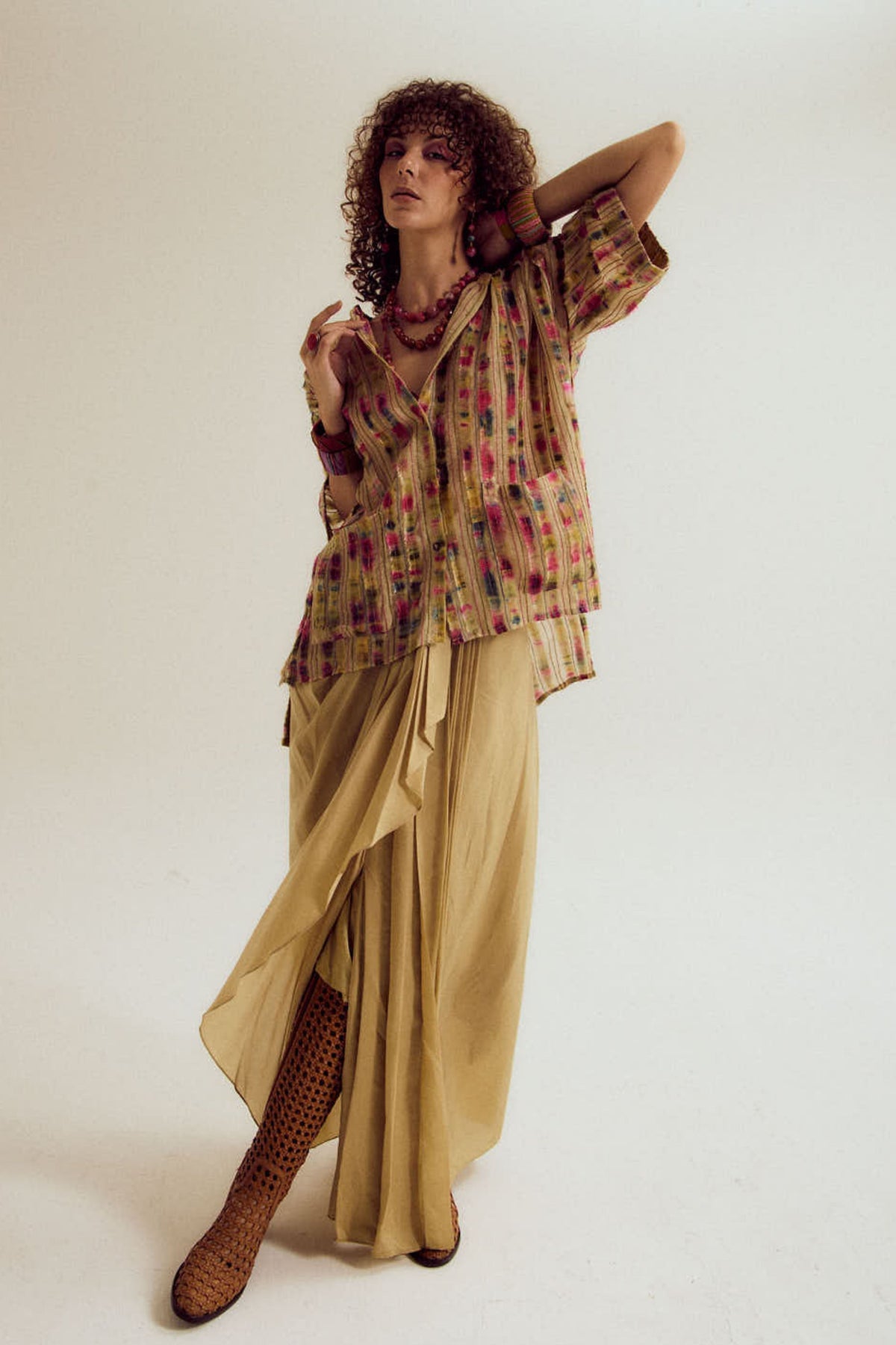 Gulmohar Skirt Set