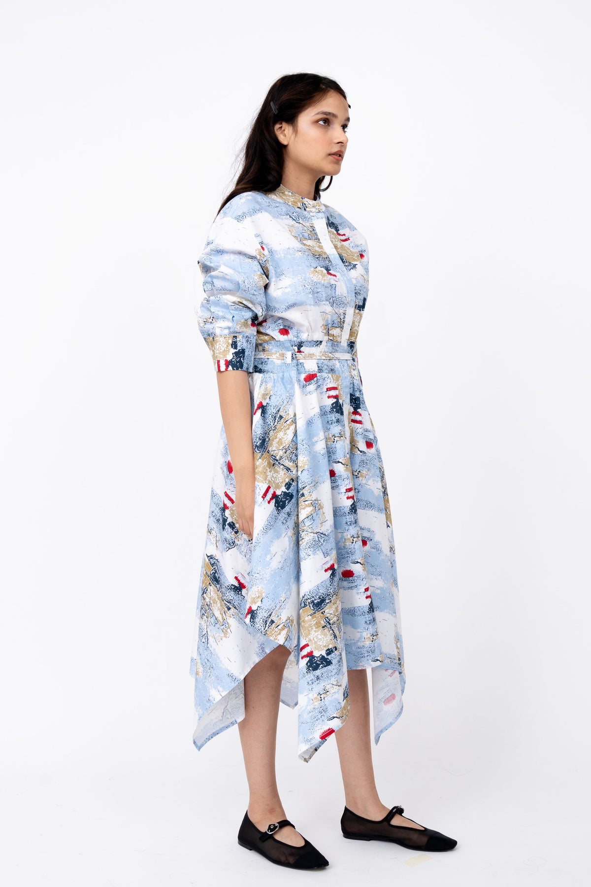 Abstract Canvas Print Hanker Dress