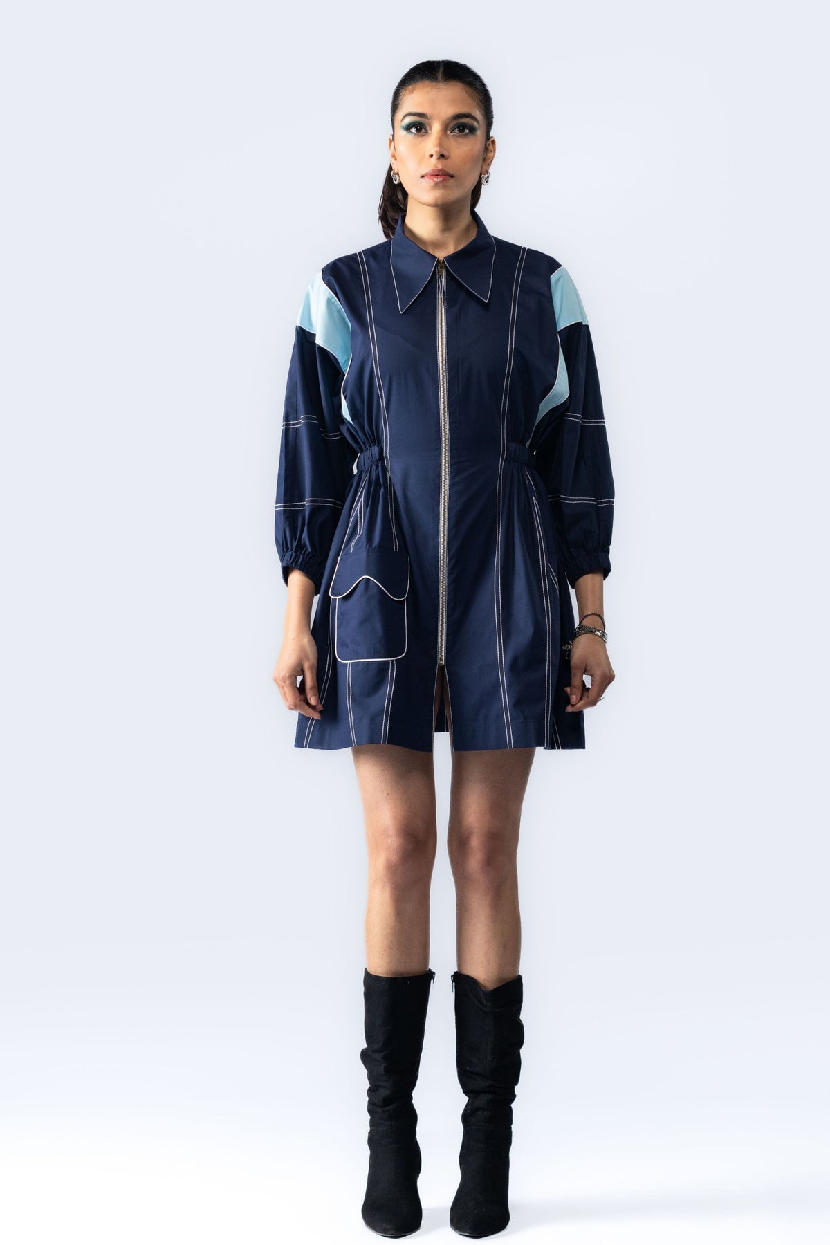 Colour Blocking Dress