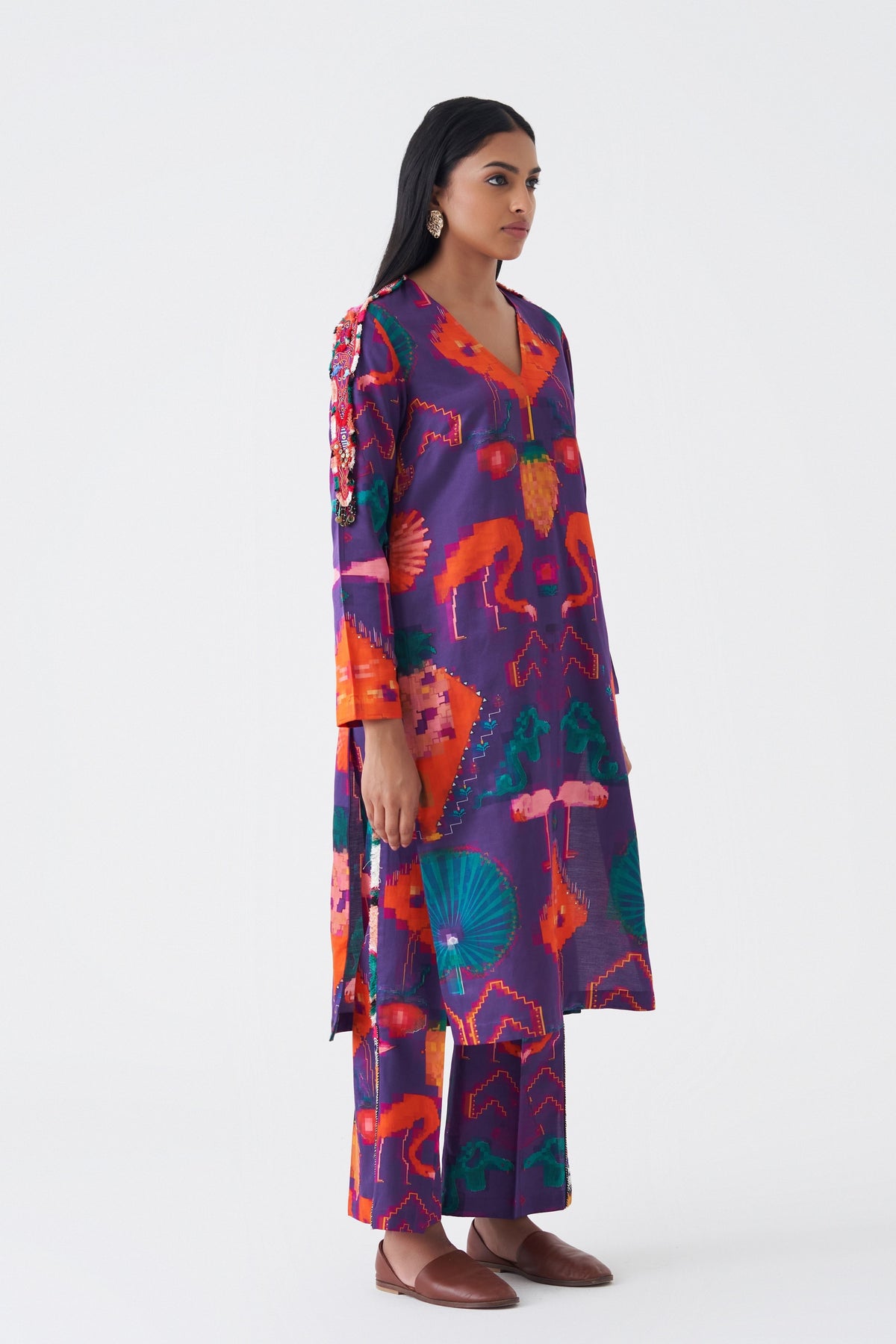 Oaxaca Morado Kurta Pant Set