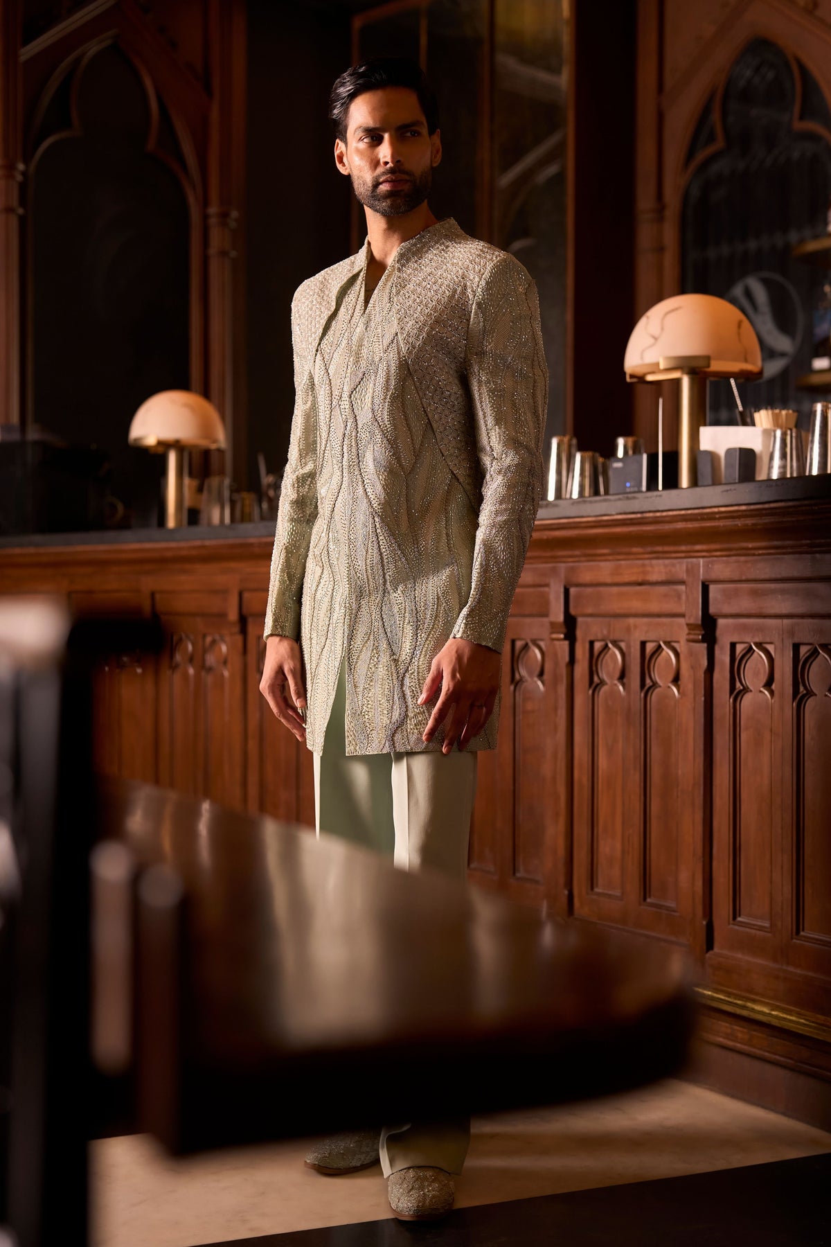 Liquid Botanica Sherwani Set