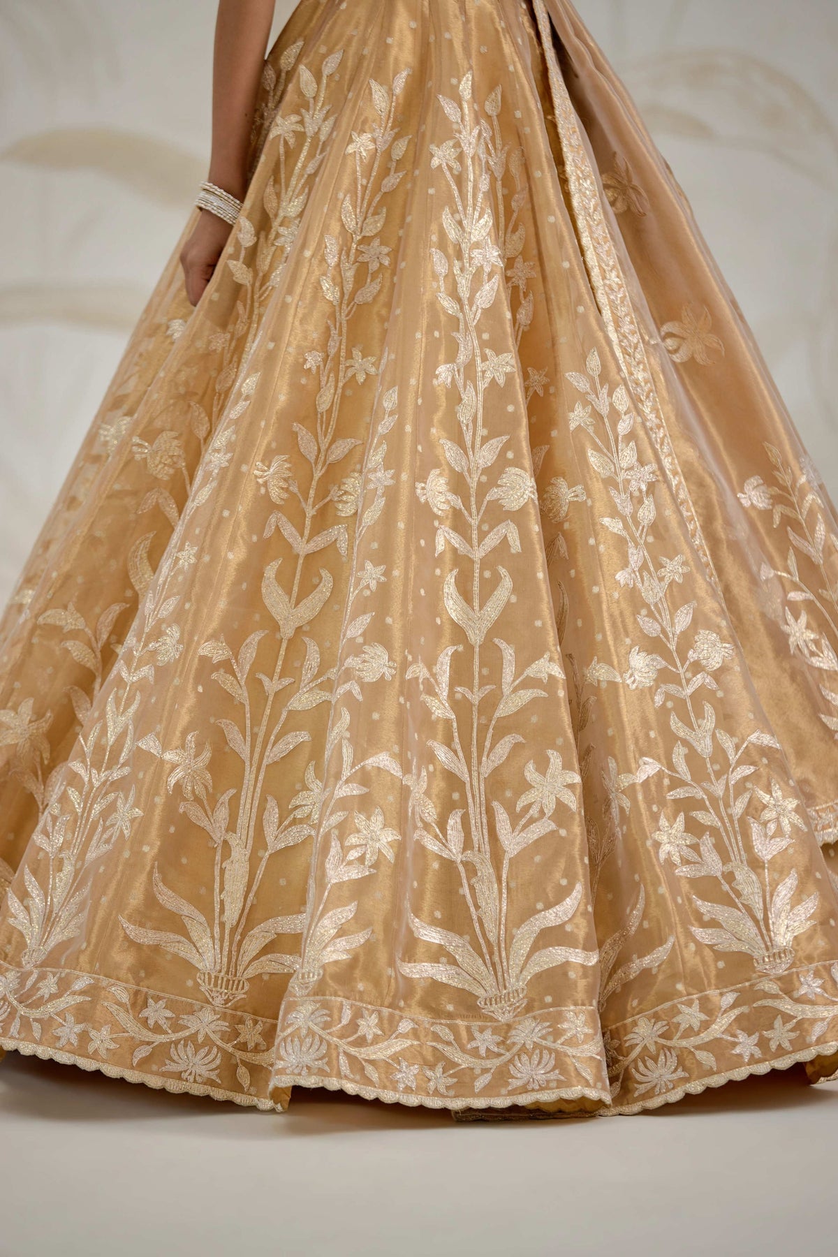 Gold Lehenga Set