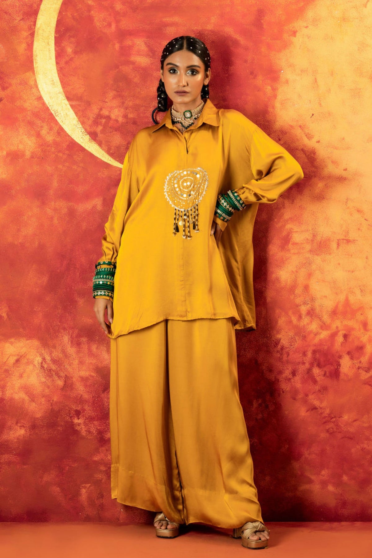 Mahi Mustard Co-ord Set