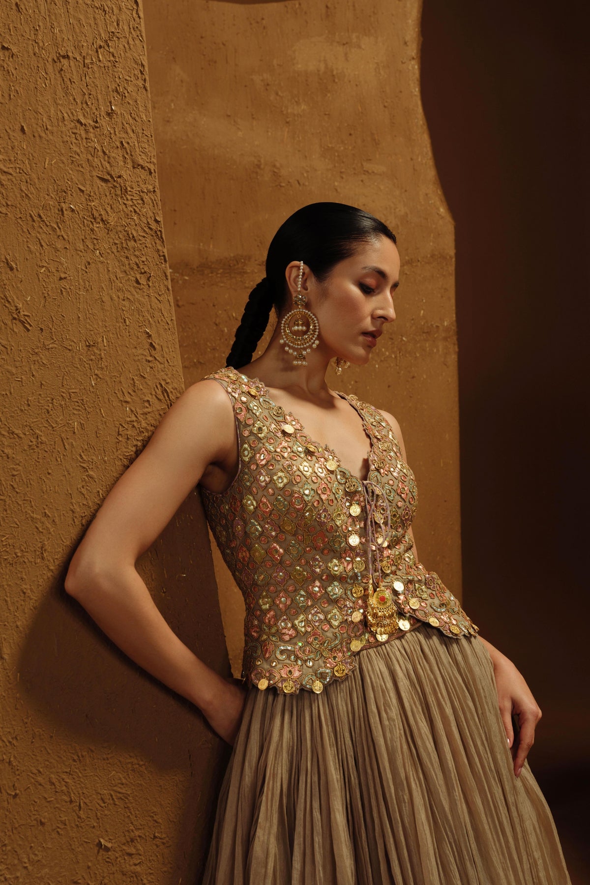 Simar Koti Lehenga Set