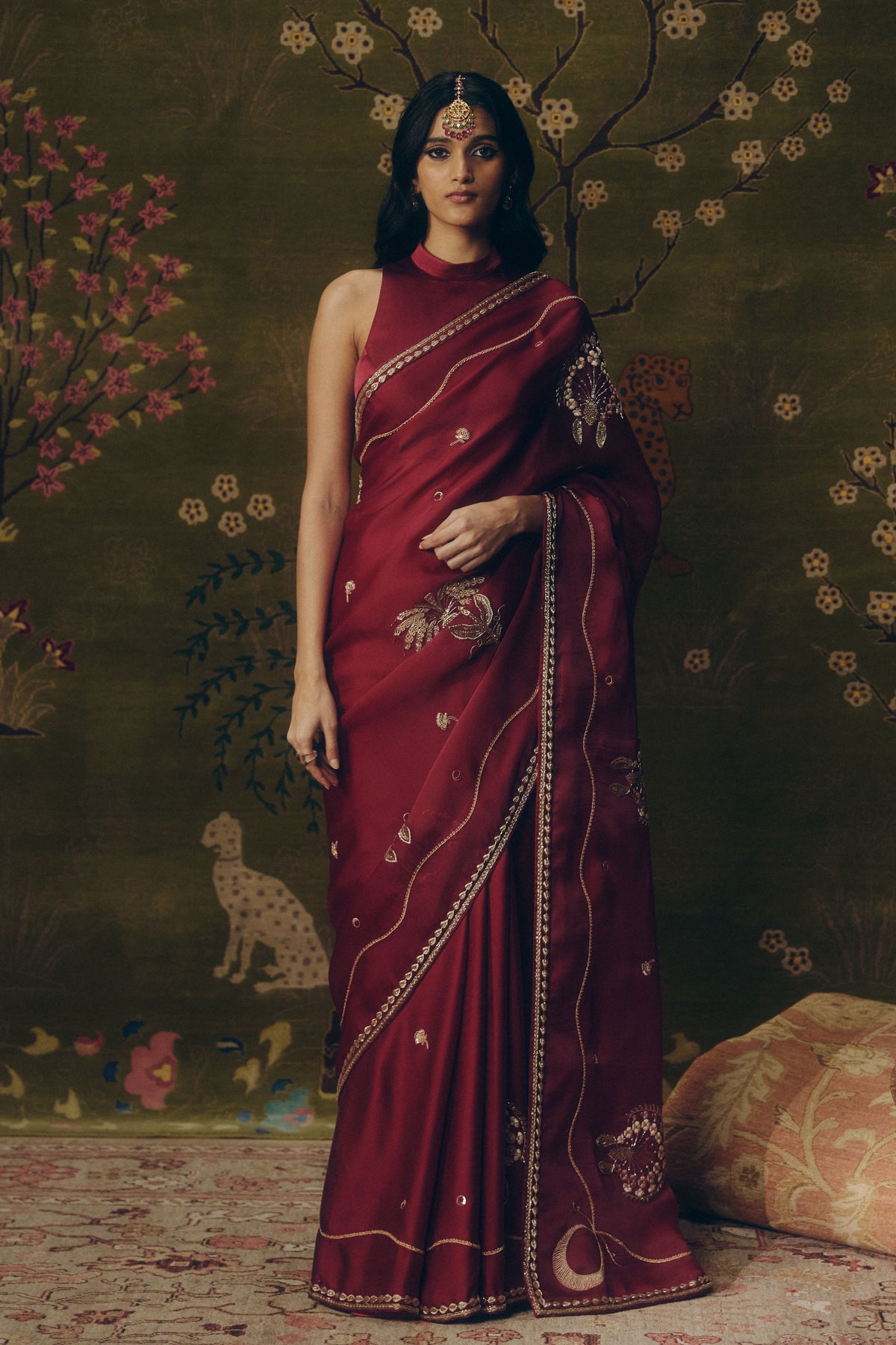 Turin Berry Saree