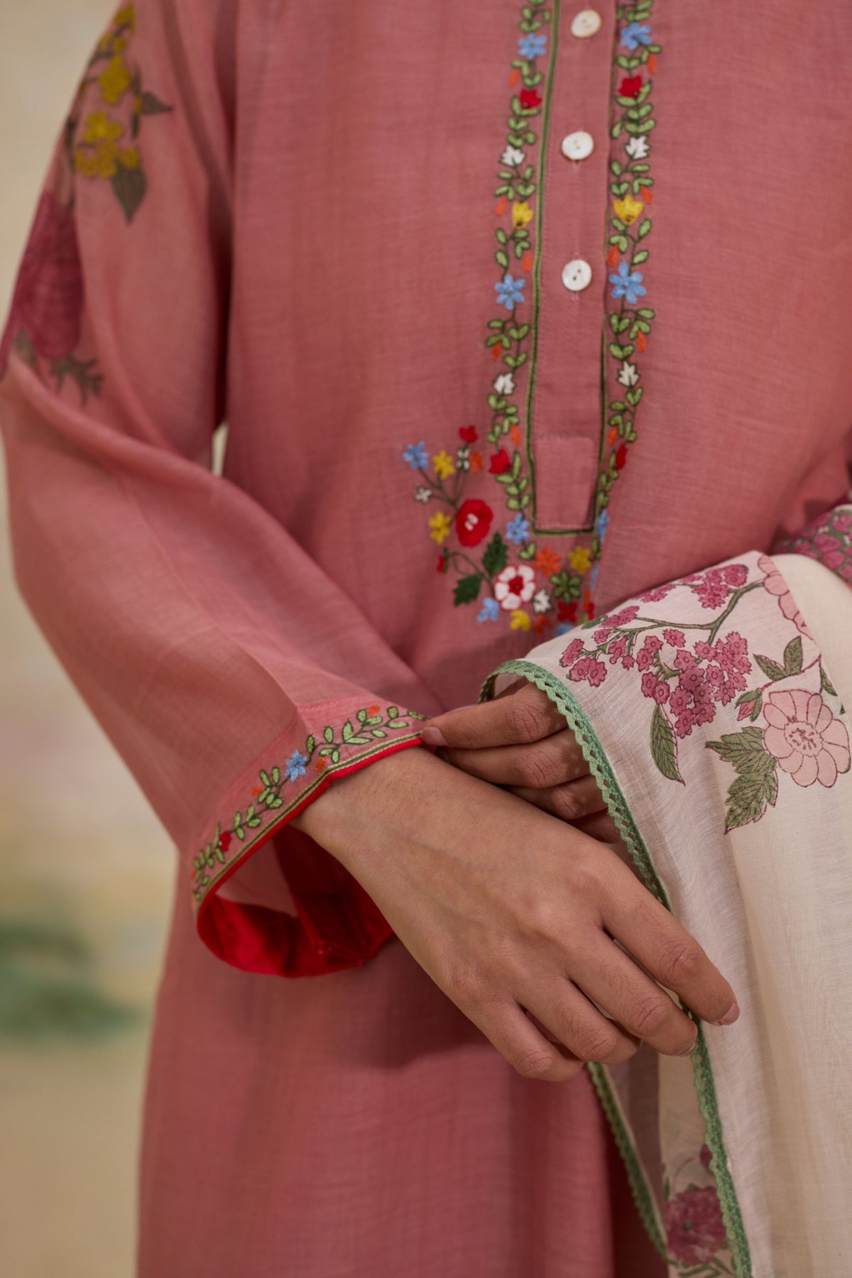 Dusky Rose Kurta Set