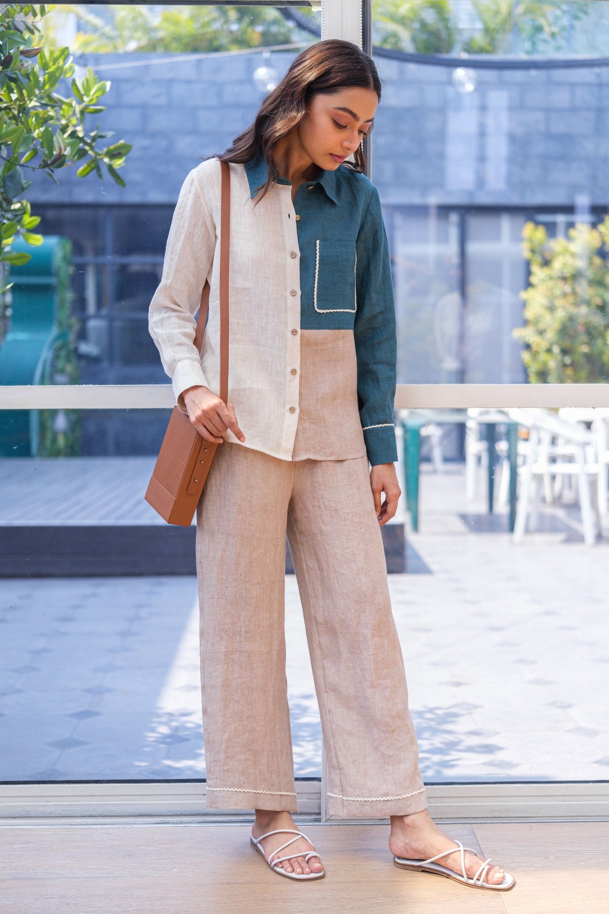 Teal Panel Co-ord Set