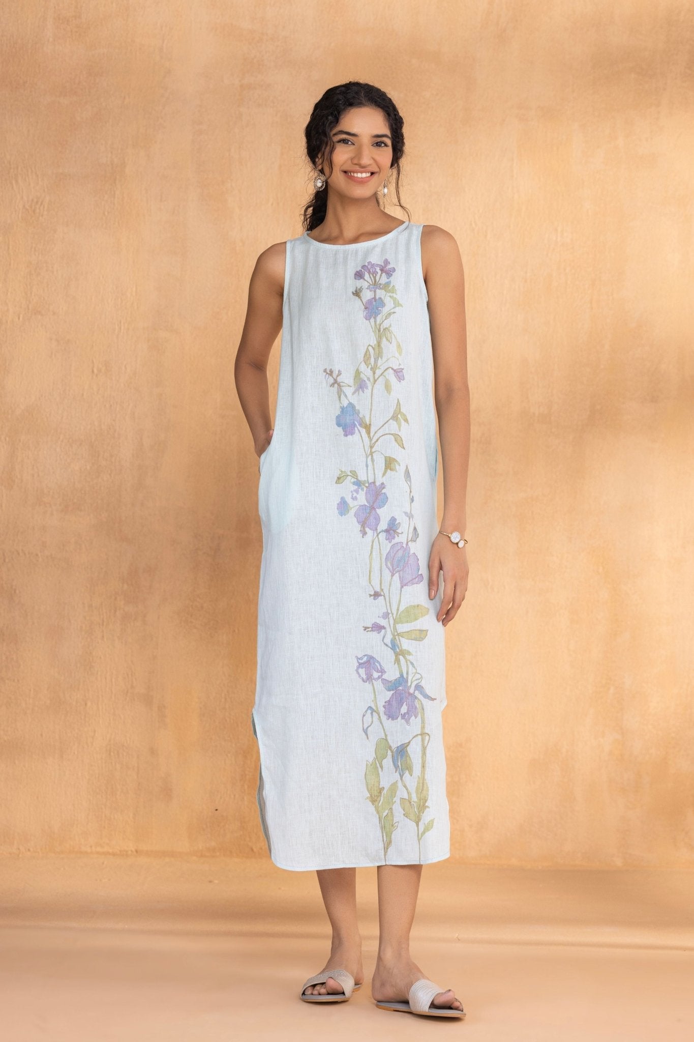 Watercolour Roots Dress - By Kaveri - Elahe