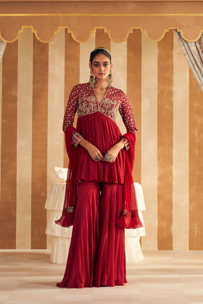 Ridhi Mehra Qasida Sharara Set Elahe - Main Image