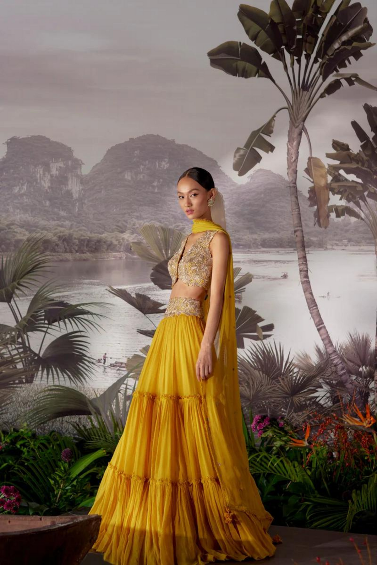 Kamya Tieres Lehenga Set