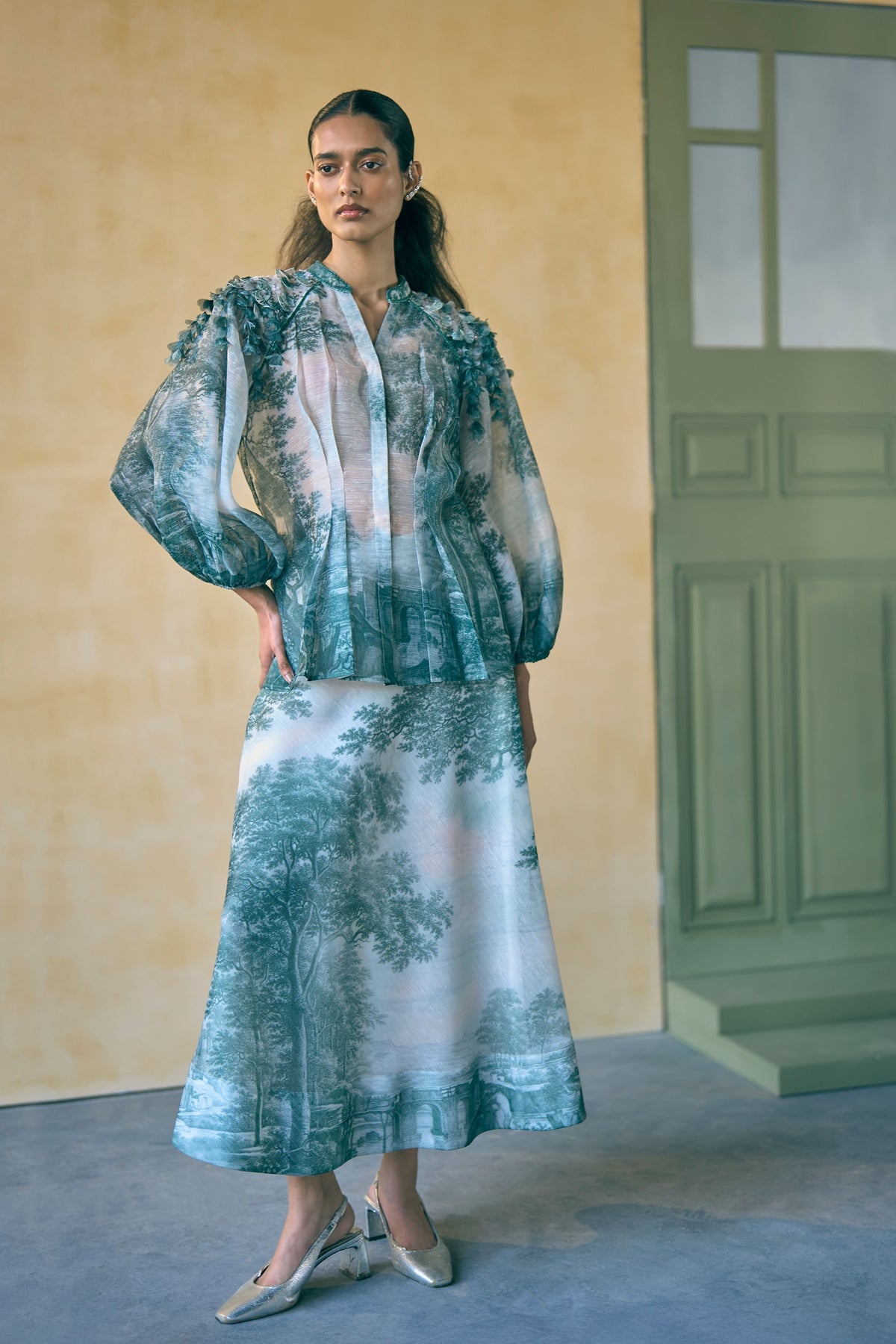 Porto Moss-lit Mirage Top