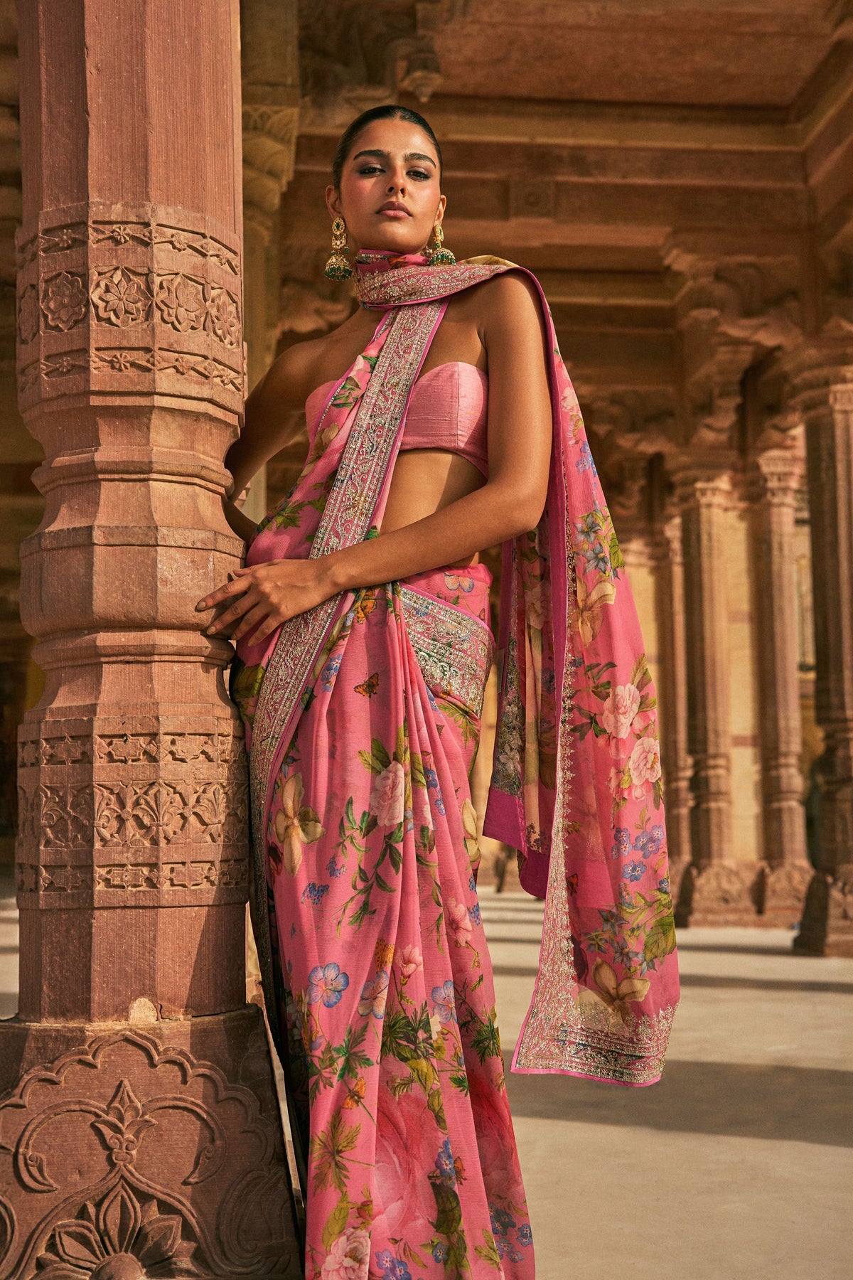 Lotus Ruh Printed Saree