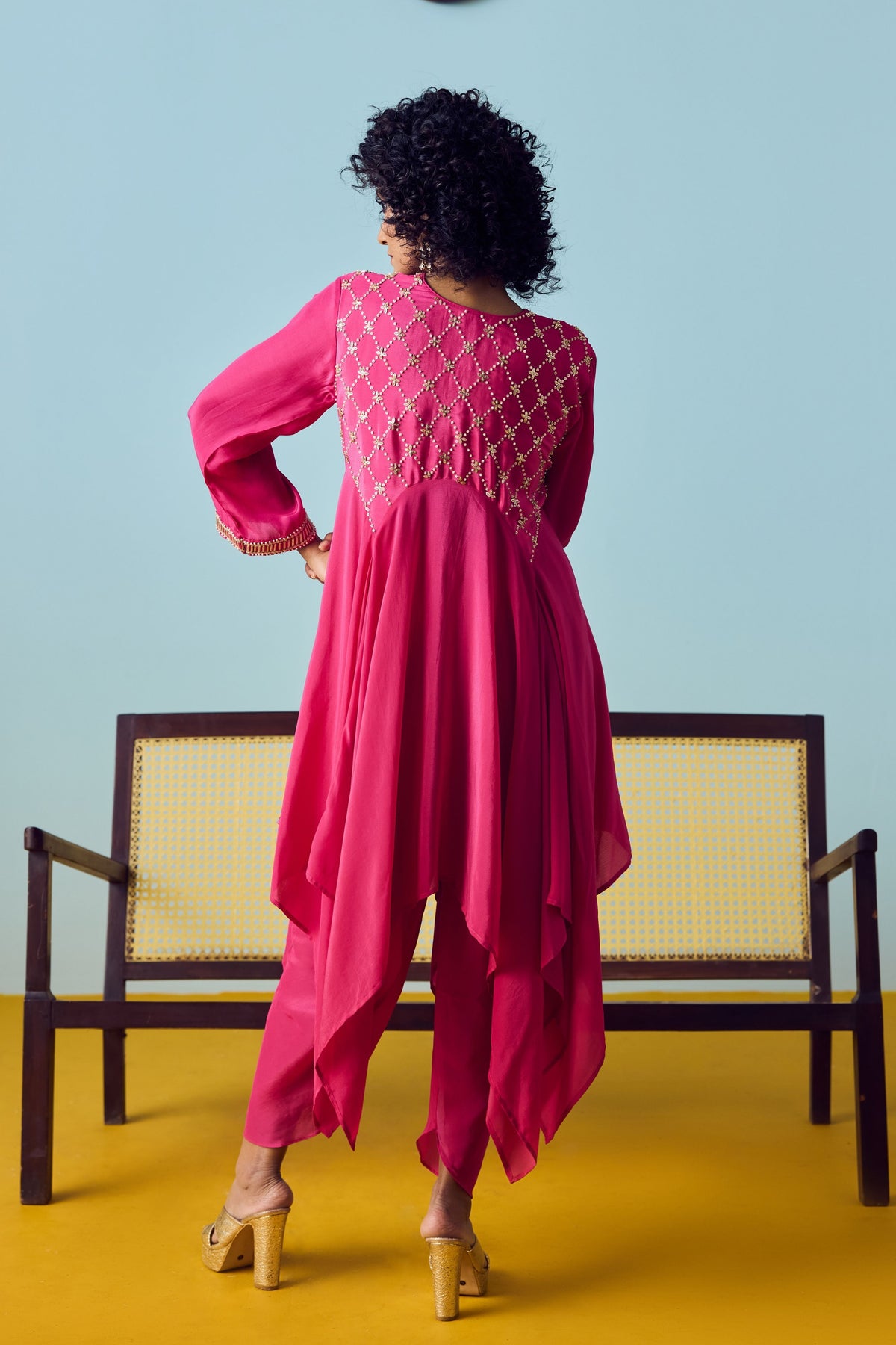 Sureen Pink Kurta Set