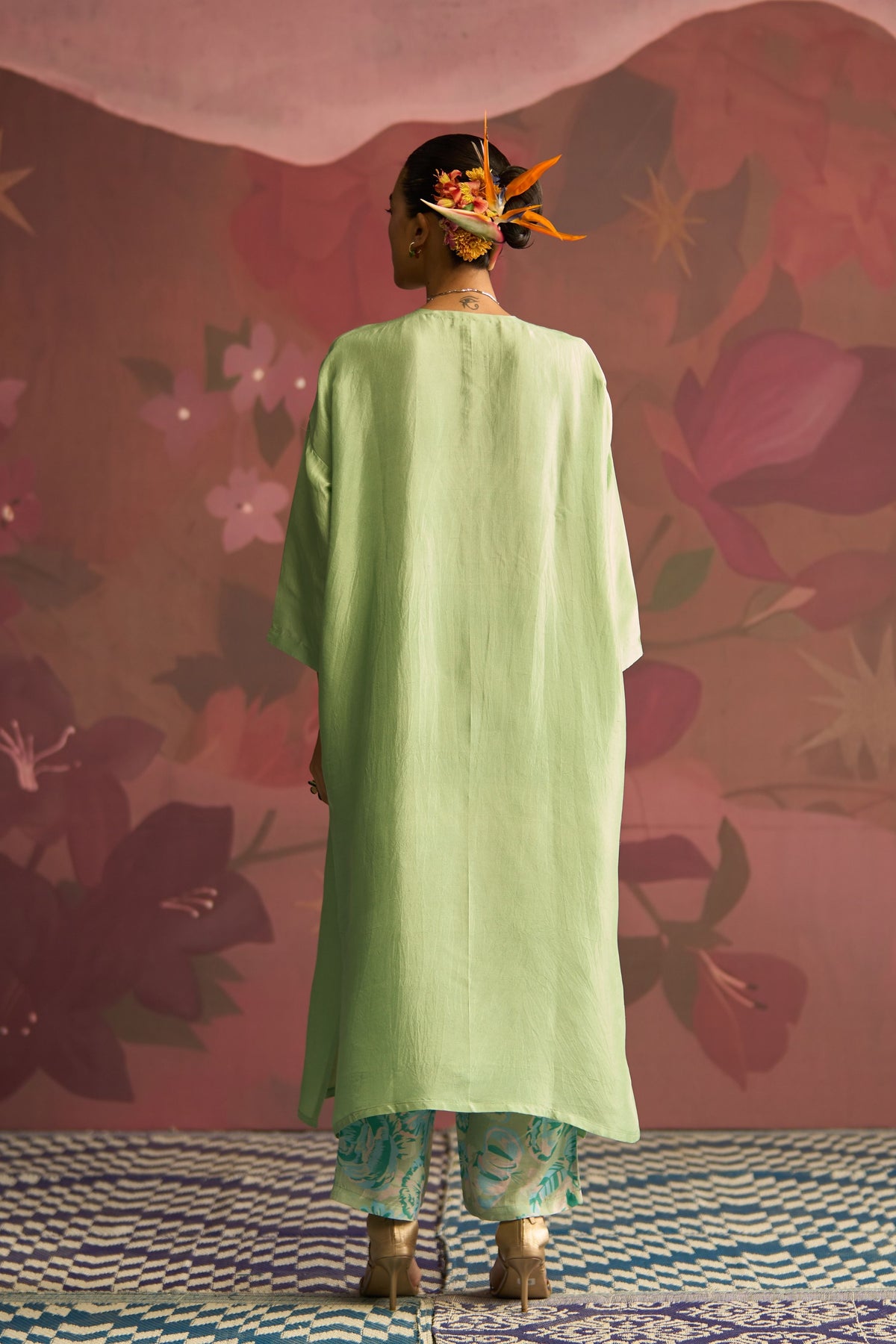 Mint Veil Kurta Set