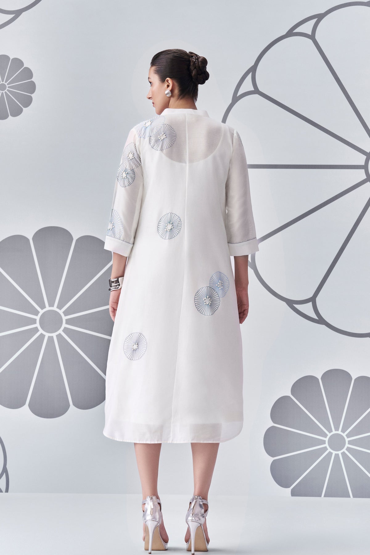 Ivory Applique Kurta