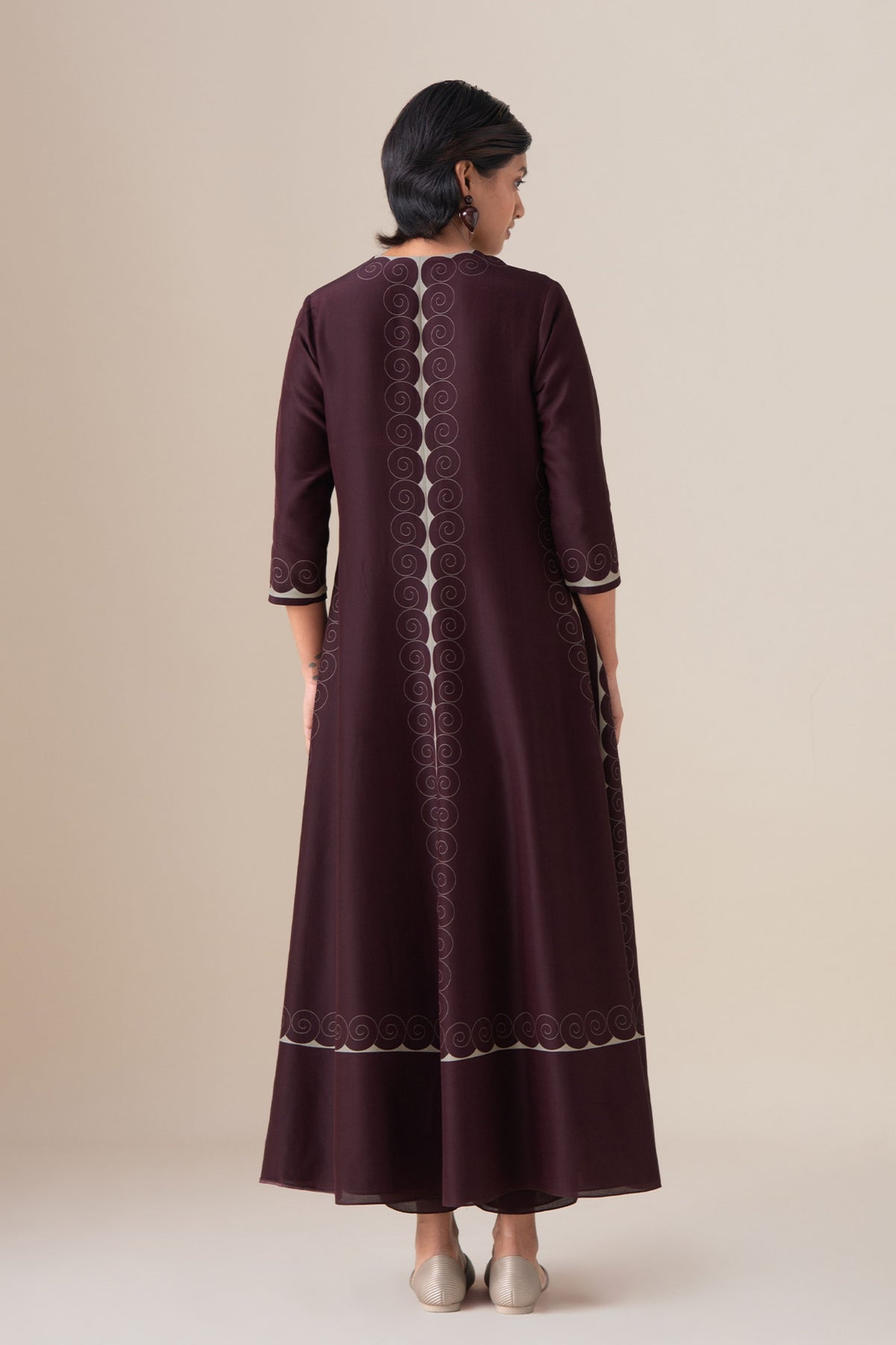 Meher Burgundy Kurta Set