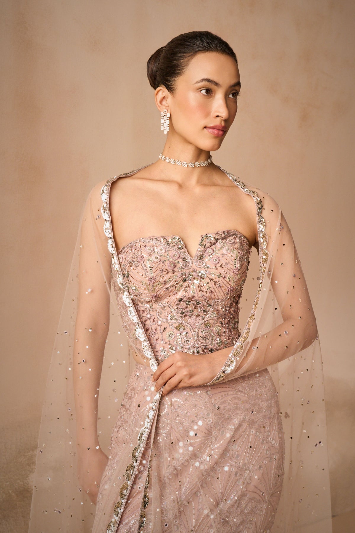 Lehenga Set With Corset Blouse